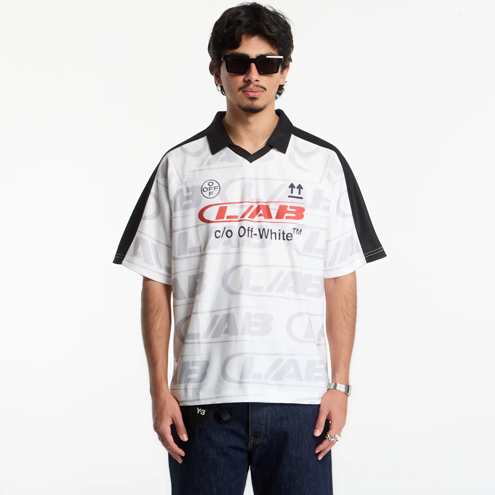 Maillots pour hommes L/AB c/o Off-White™ Off Active Jersey White