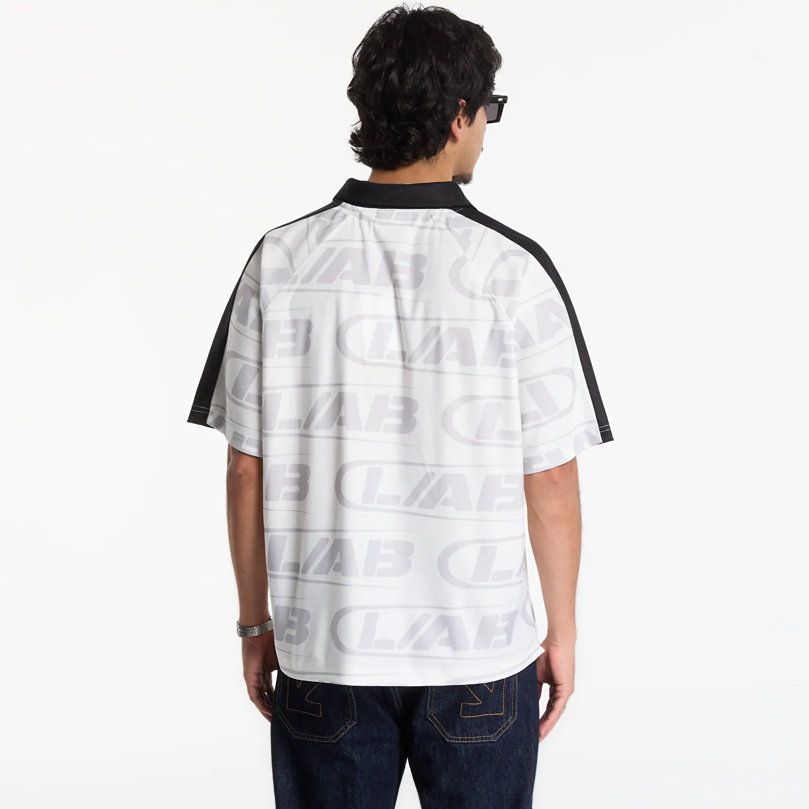 Maillots pour hommes L/AB c/o Off-White™ Off Active Jersey White