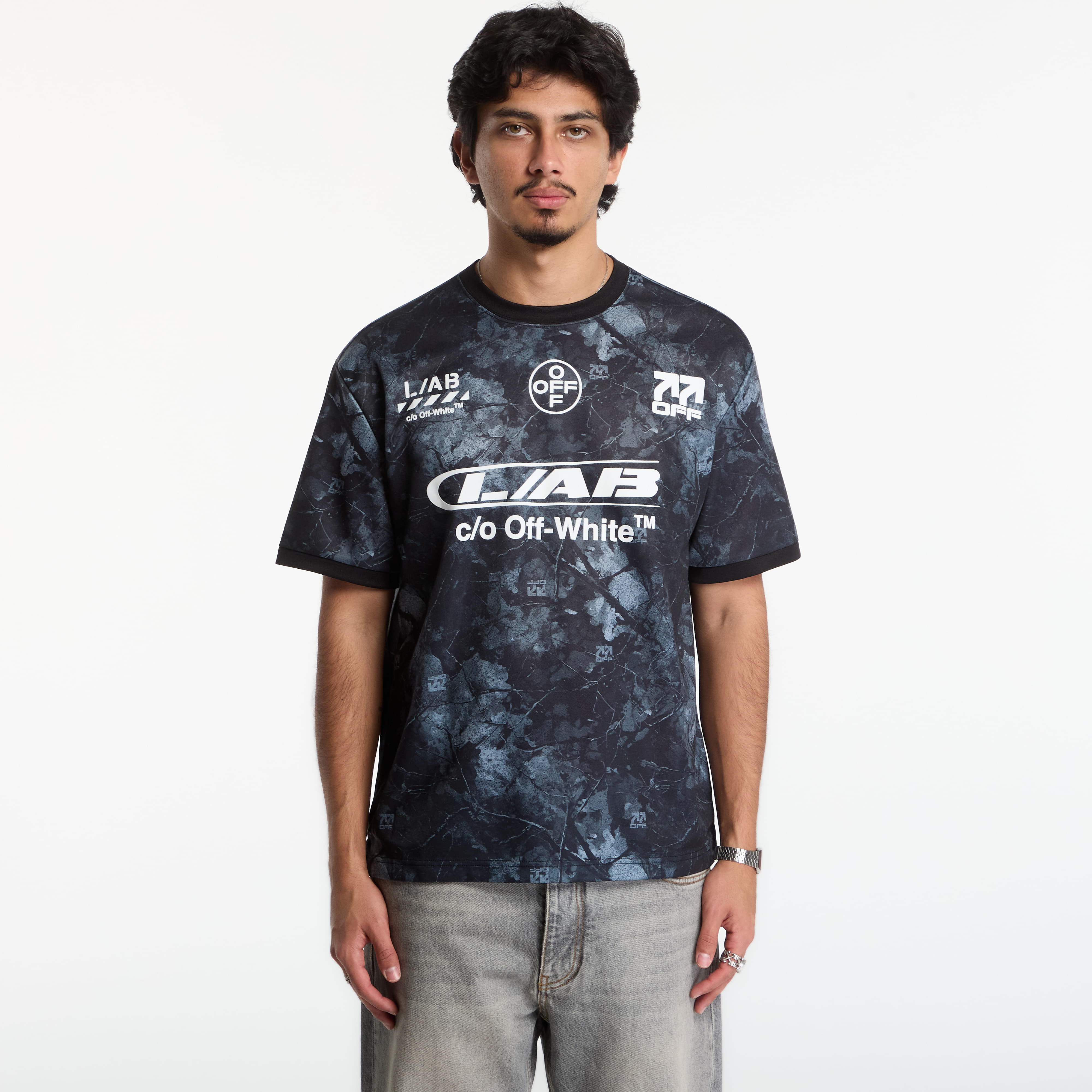 Джърси L/AB c/o Off-White™ Off Camo Soccer Jersey Black S