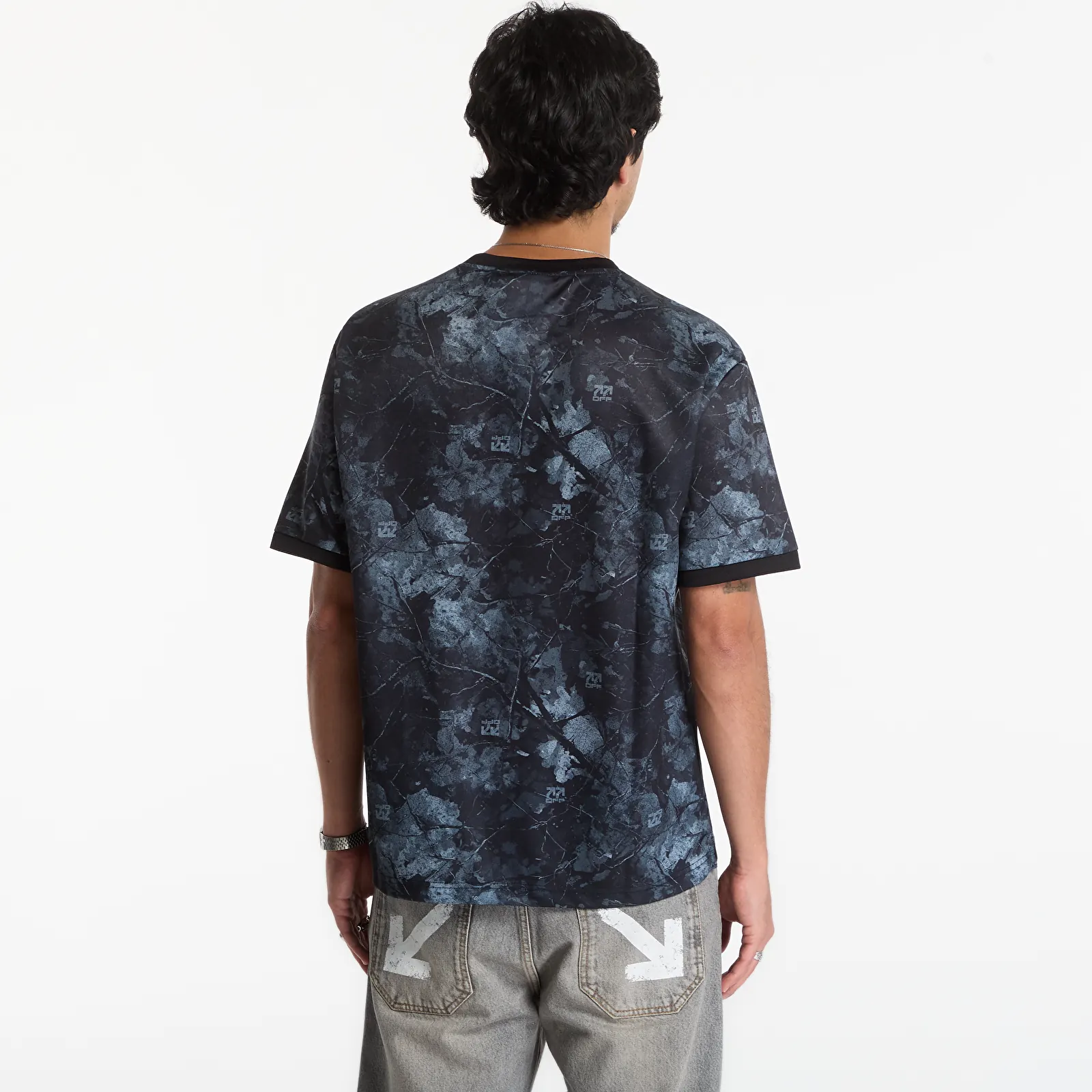 Мъжки тениски L/AB c/o Off-White™ Off Camo Soccer Jersey Black