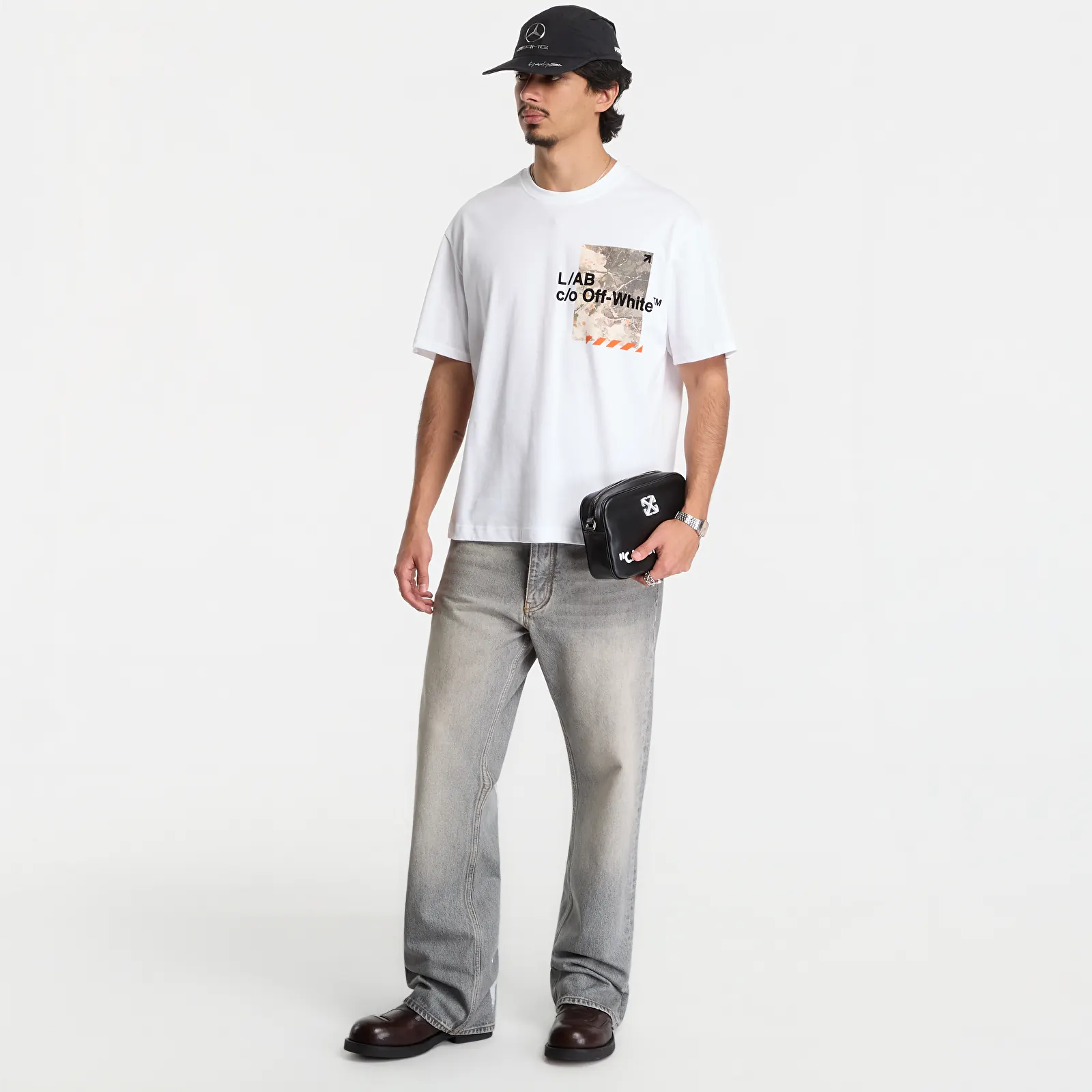 Männer T-Shirts L/AB c/o Off-White™ Camo S/S Tee White