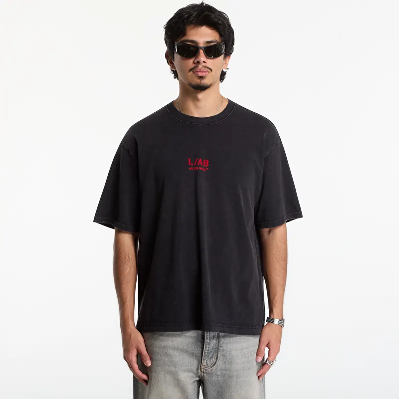 T-shirt L/AB c/o Off-White™ Off Active Washed S/S Tee Black