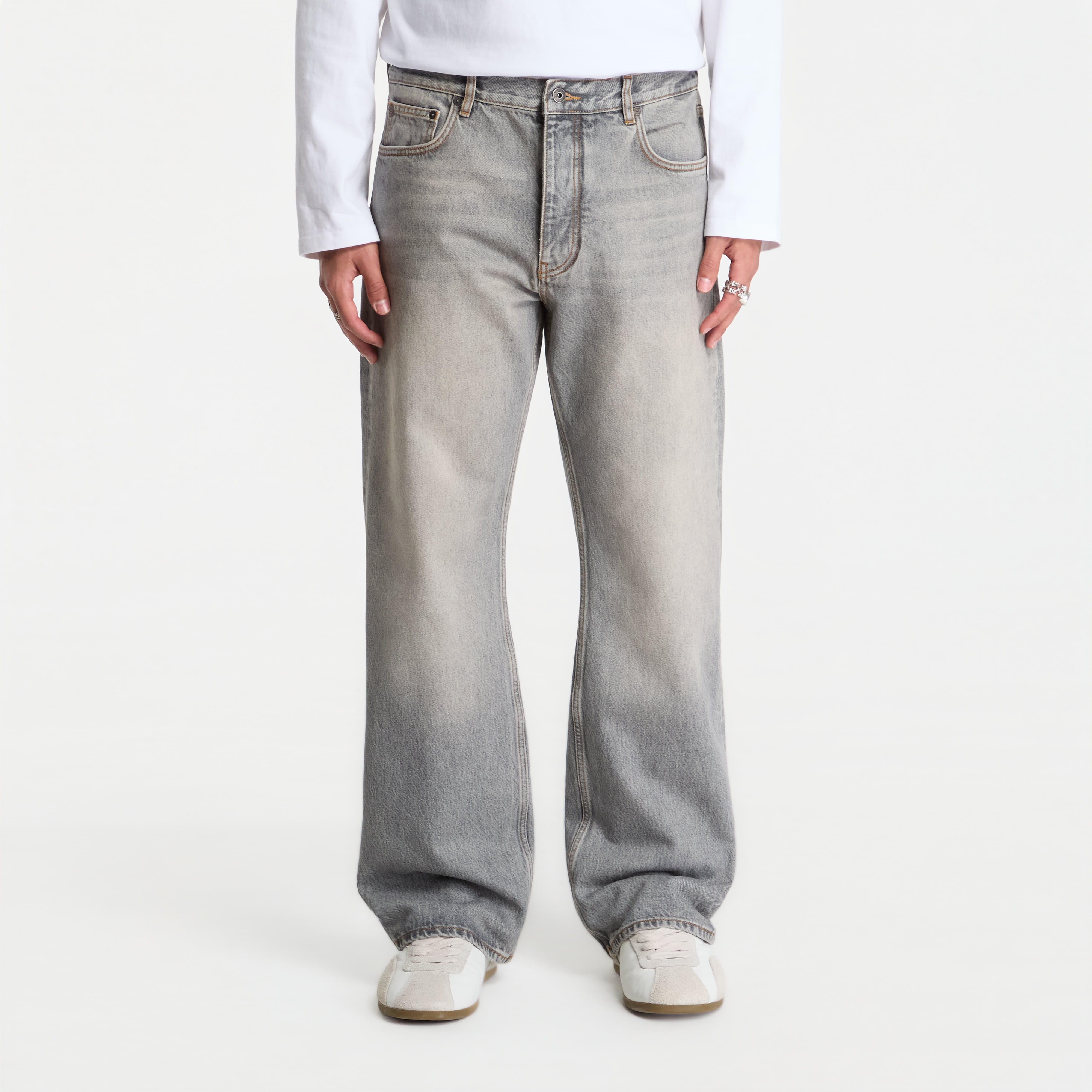 Дънки Off-White Half Arrow Diag Slim Relax Jeans Sun Faded Grey 34