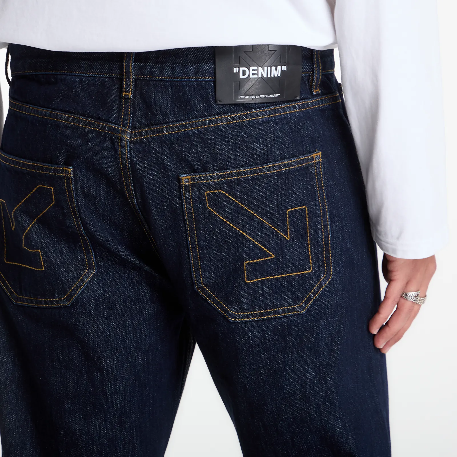 Jeans Off-White Half Arrow Slim Relax Jeans Raw Indigo