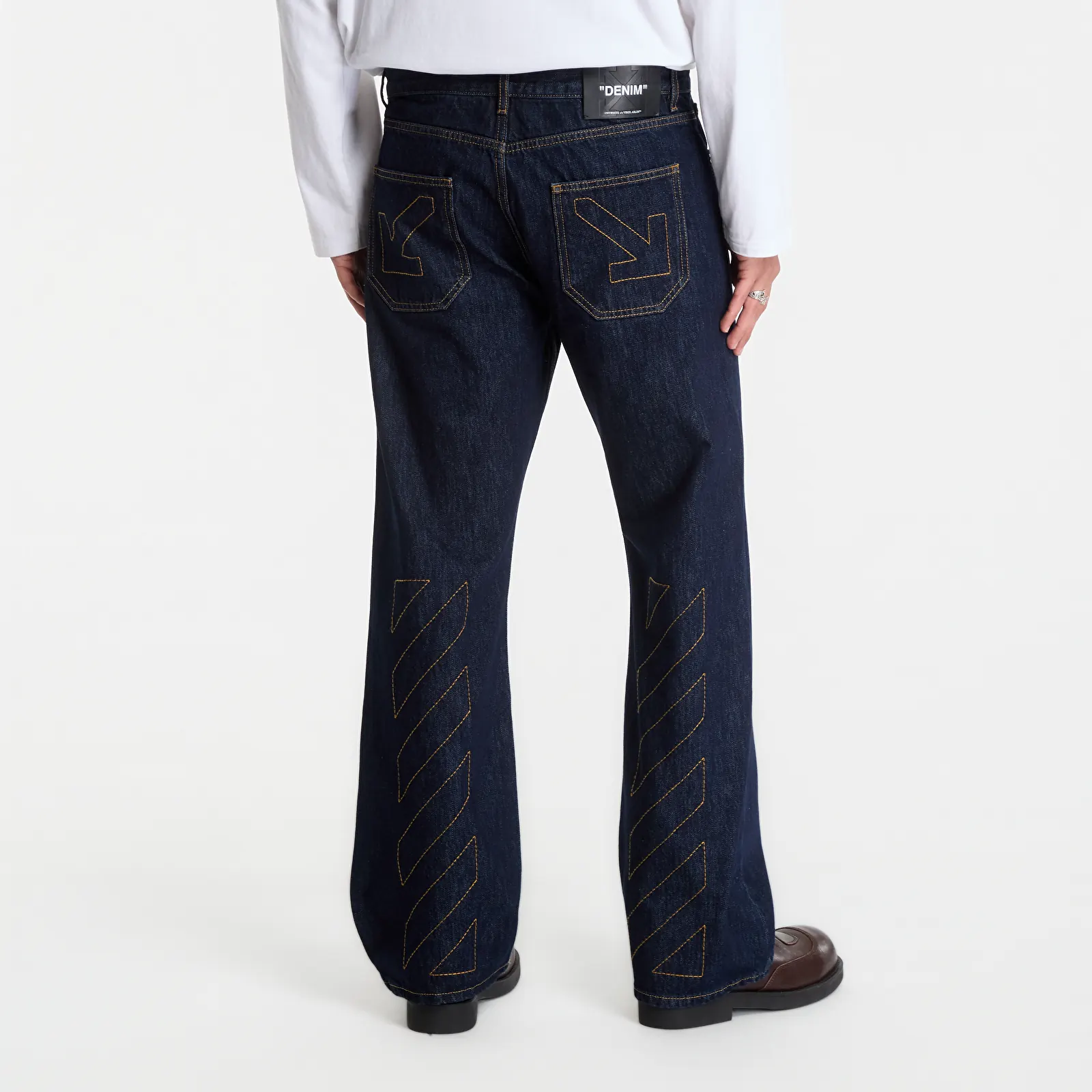 Jeans Off-White Half Arrow Slim Relax Jeans Raw Indigo