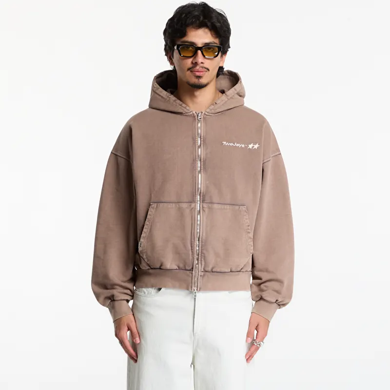 Džemperis TwoJeys Icon Full-Zip Bodega Brown Brown