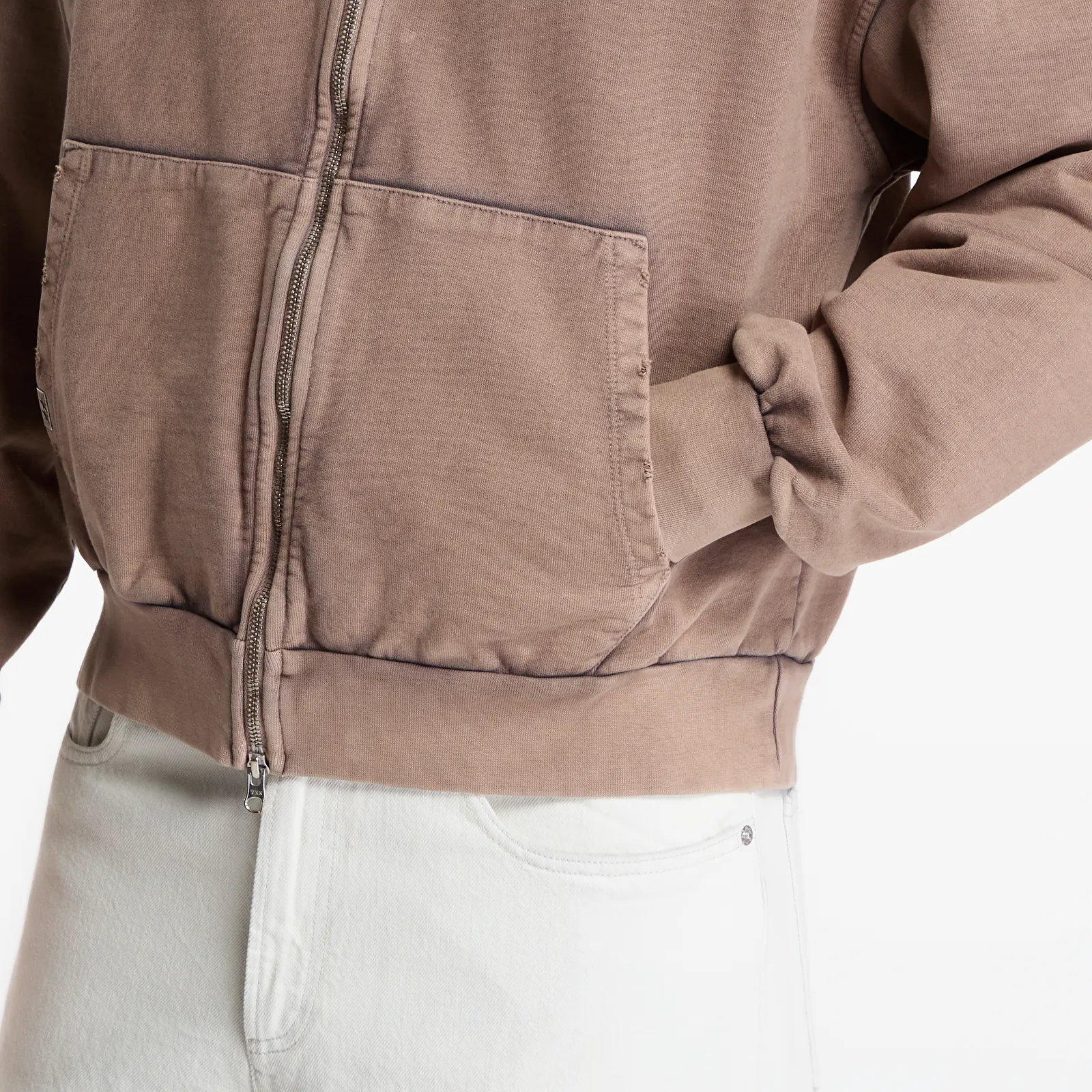 Dukserice TwoJeys Icon Full-Zip Bodega Brown Brown