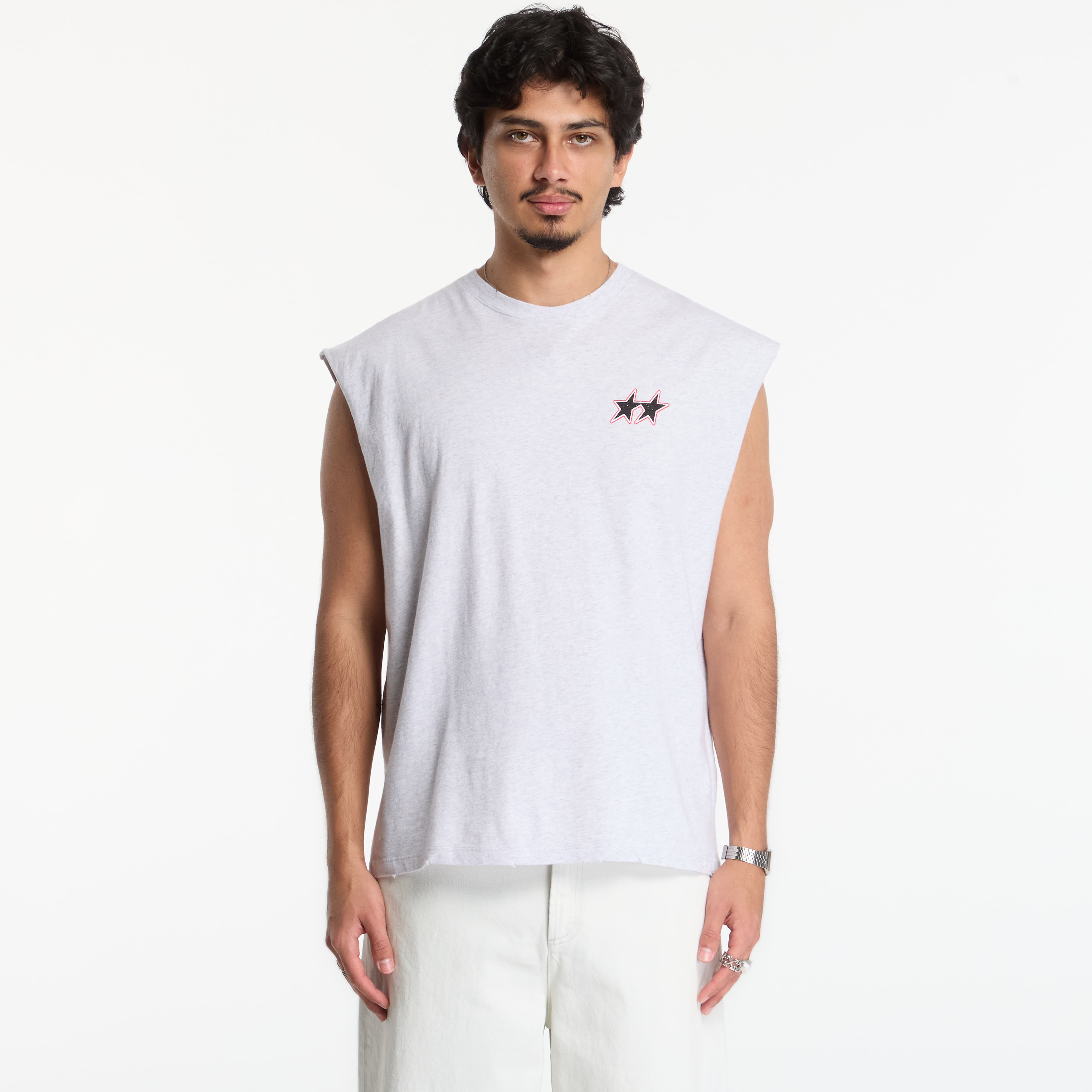 Тениска TwoJeys Sleeveless Varsity Tee Grey S