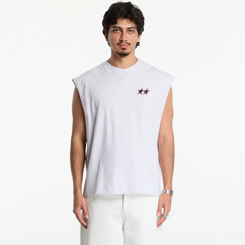 Tričko TwoJeys Sleeveless Varsity Tee Grey