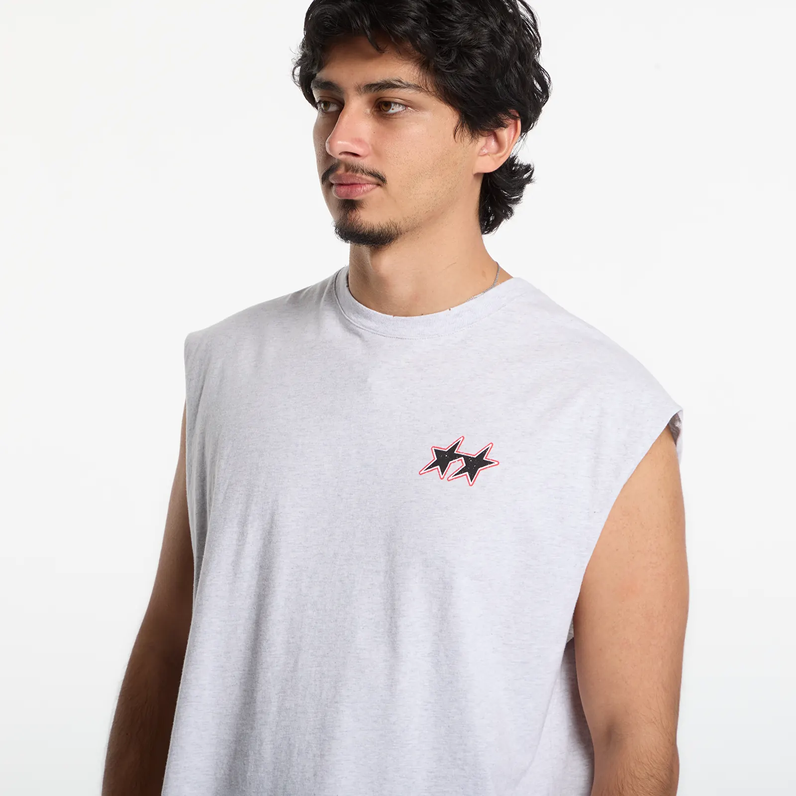 T-Shirts TwoJeys Sleeveless Varsity Tee Grey