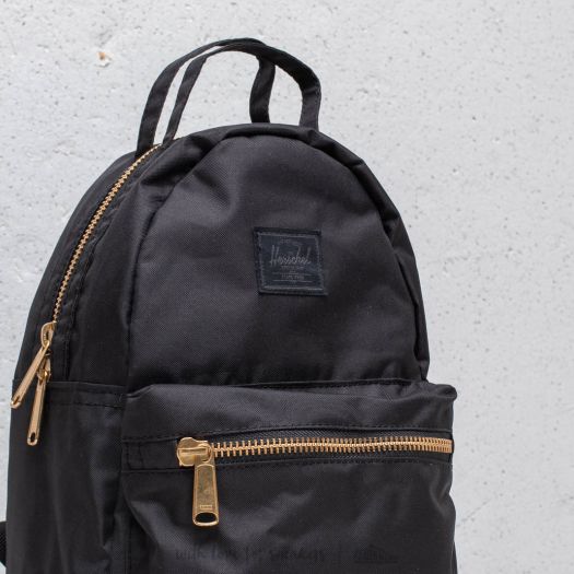 Herschel black backpack women's sales