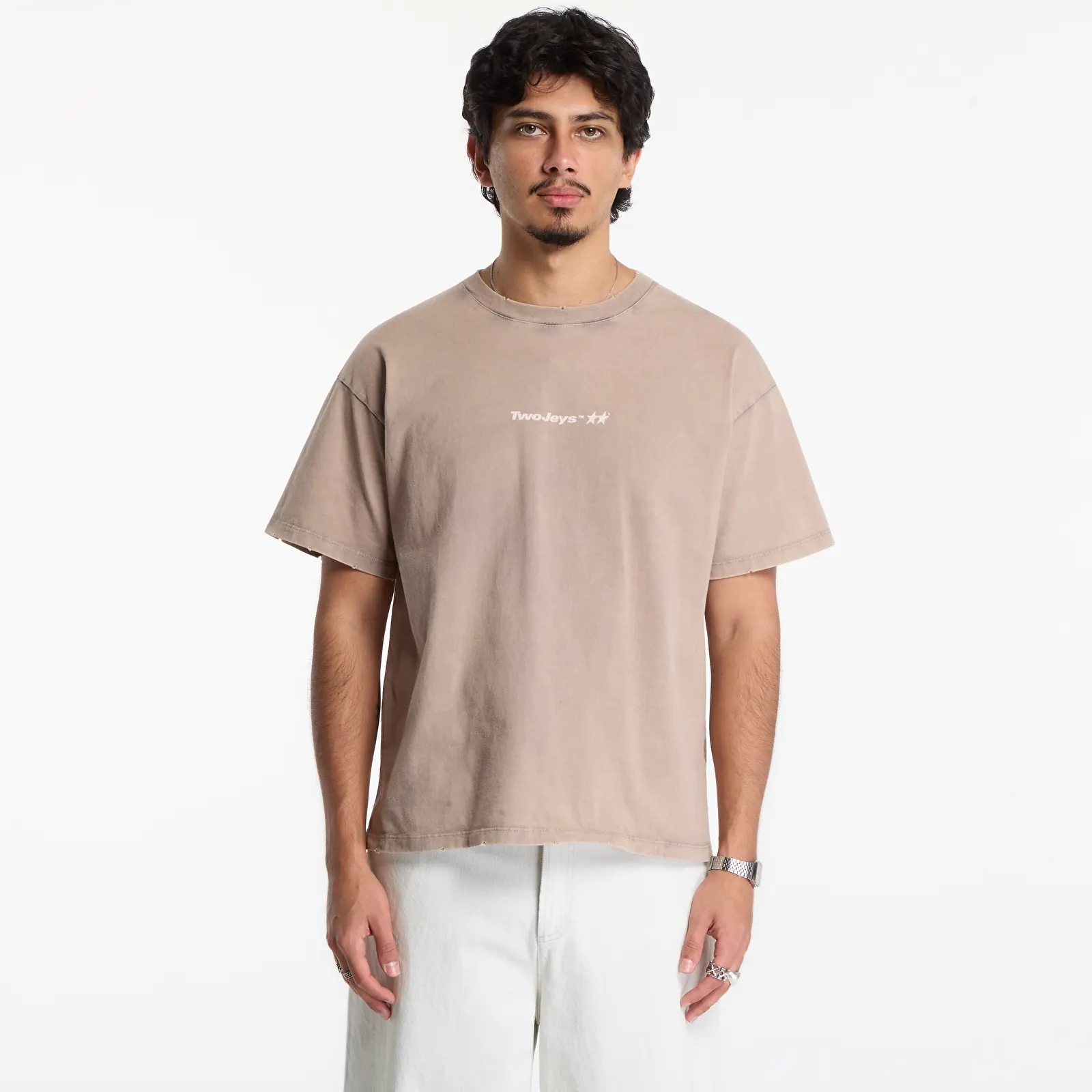 T-Shirts TwoJeys Icon Tee Bodega Brown Brown