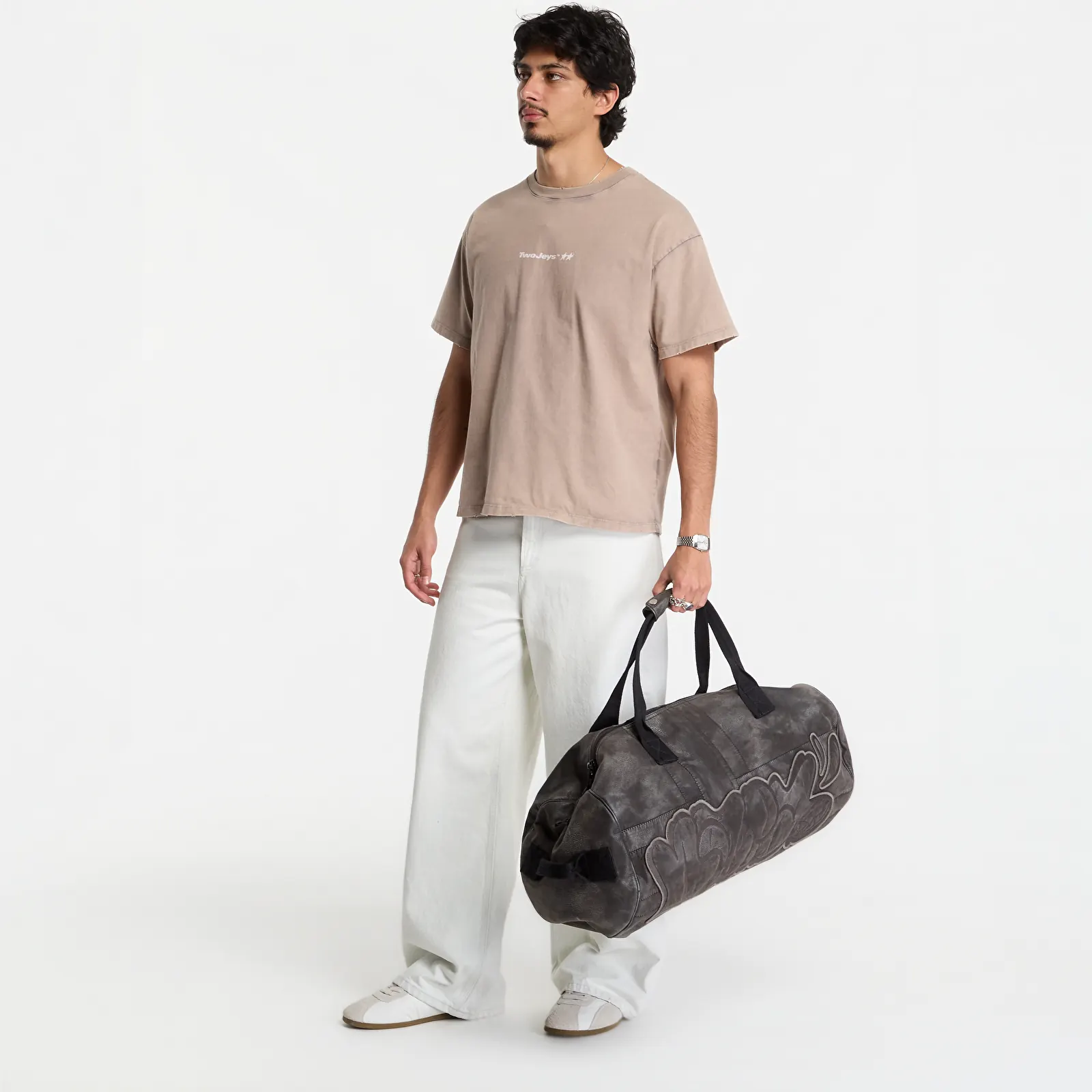 T-Shirts TwoJeys Icon Tee Bodega Brown Brown
