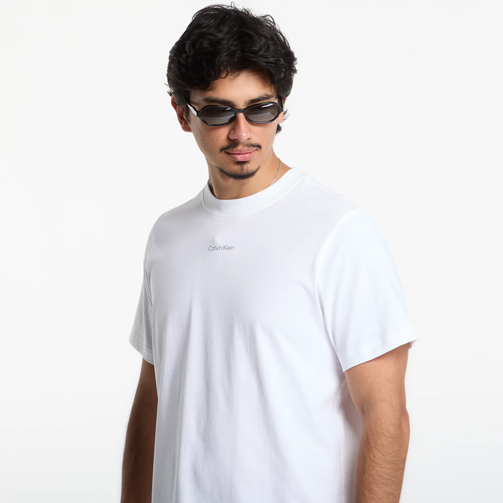 T-särgid Calvin Klein Jeans Ss Easy 20s Retro Ca Bright White