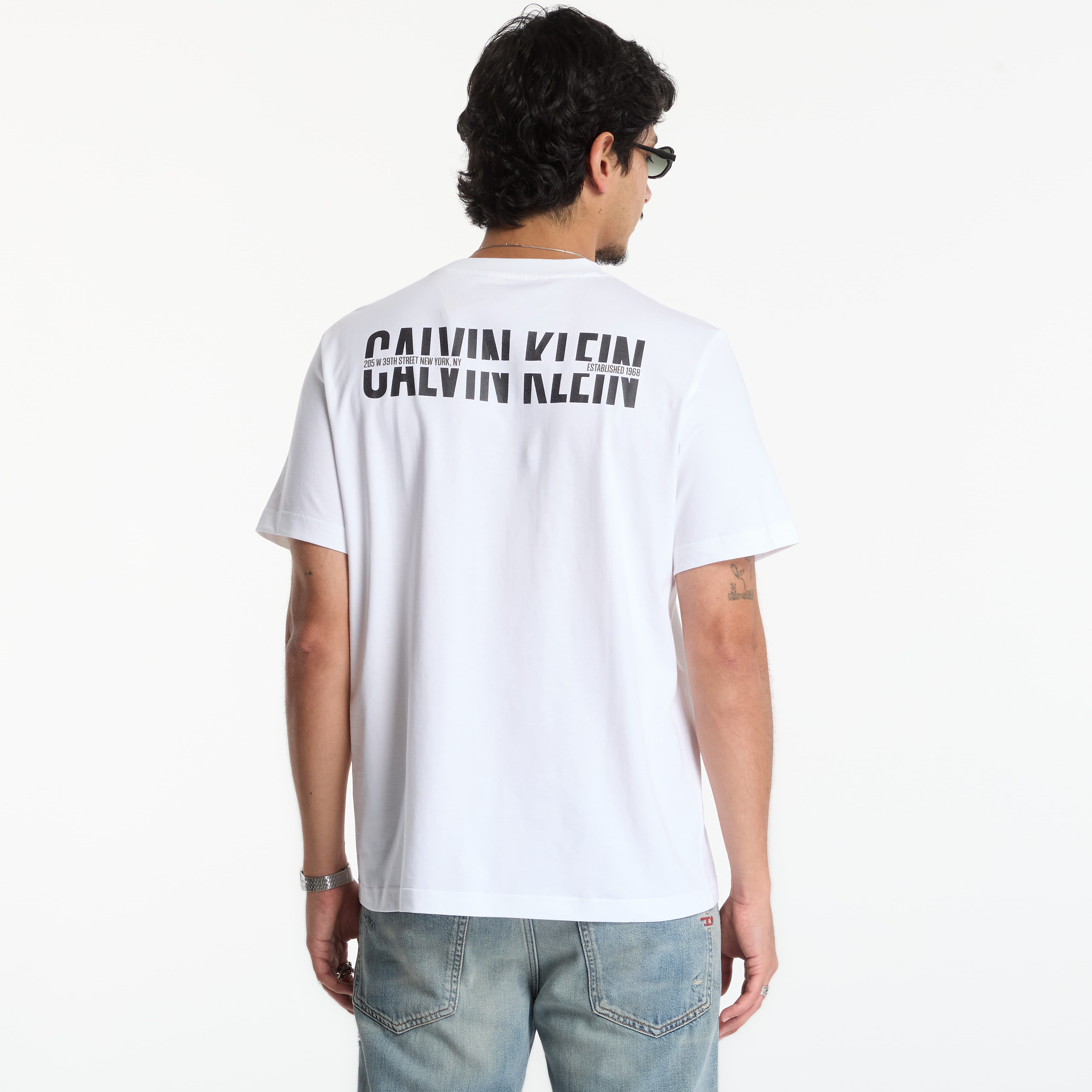 T shirt Calvin Klein Jeans Ss Easy 20s Retro Ca Bright - vue 4