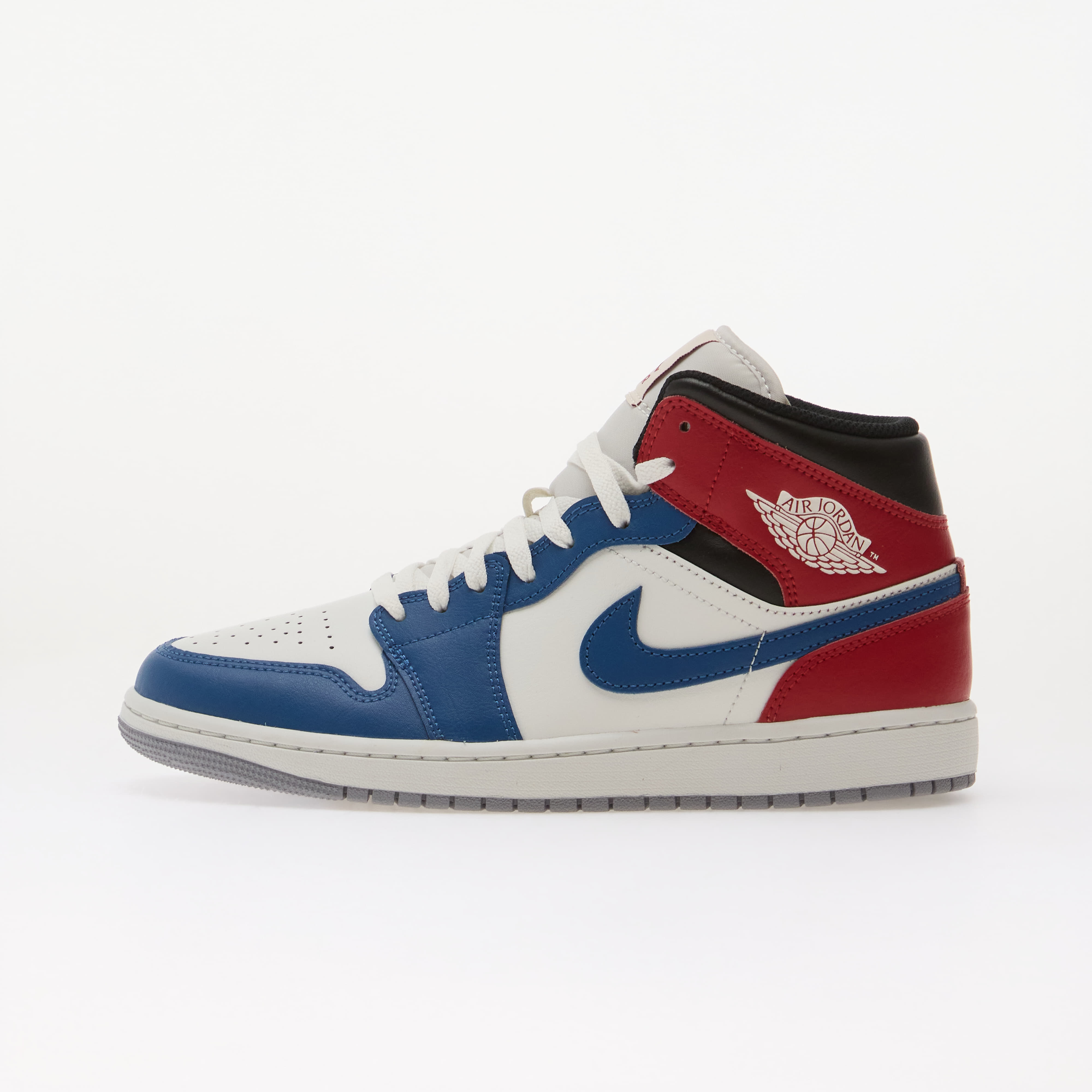 Сникърси Air Jordan 1 Mid True Blue/ Summit White-Varsity Red-Black EUR 40.5