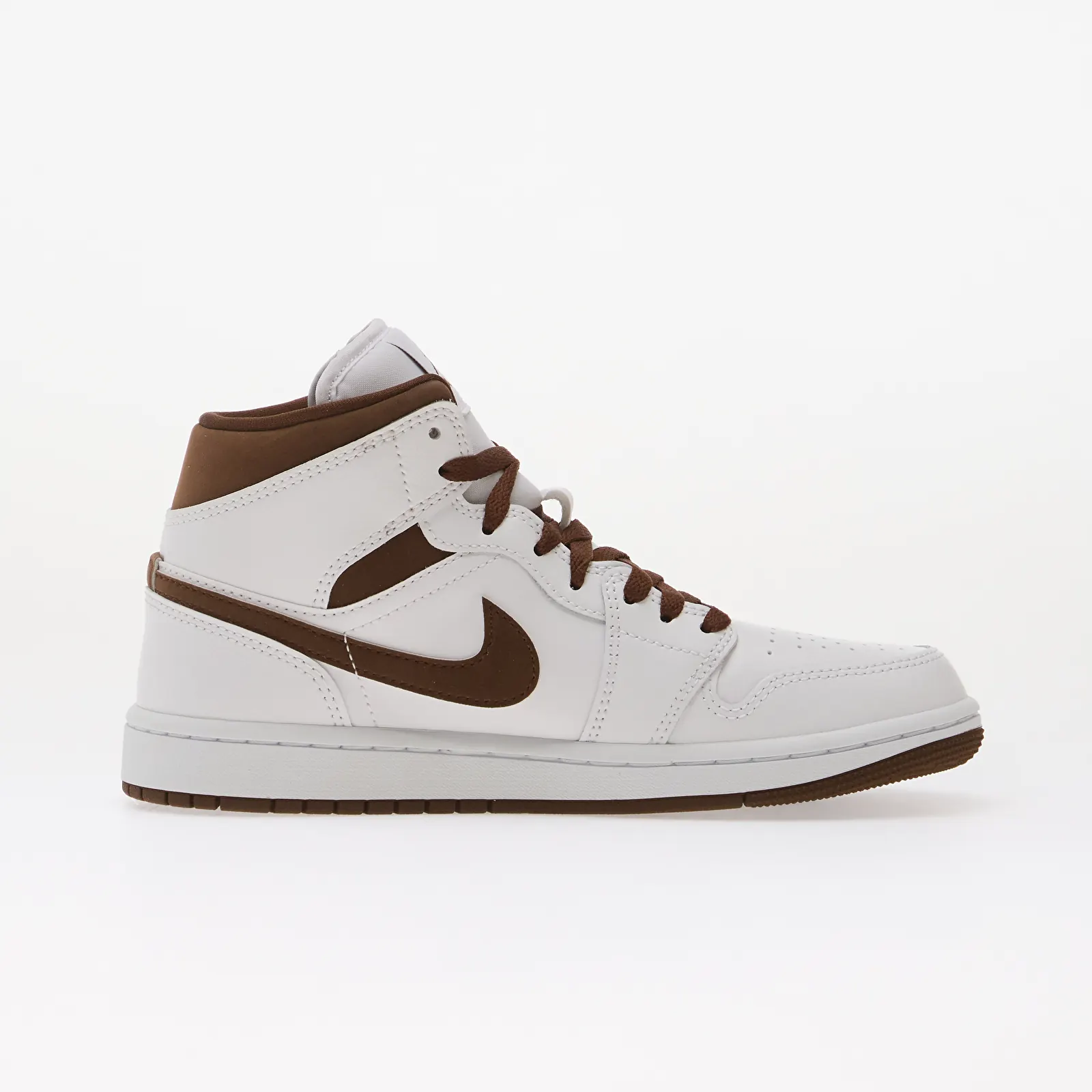 Sneakers voor dames Air Jordan 1 Mid White/ Cacao Wow-Cacao Wow