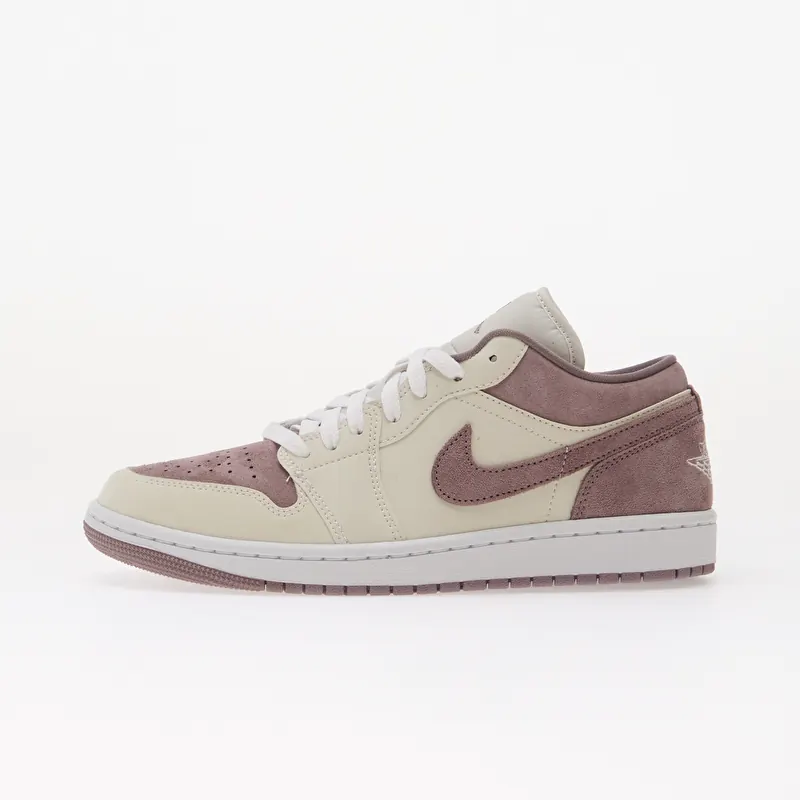 Air Jordan 1 Low Swan/ White-Purple Smoke