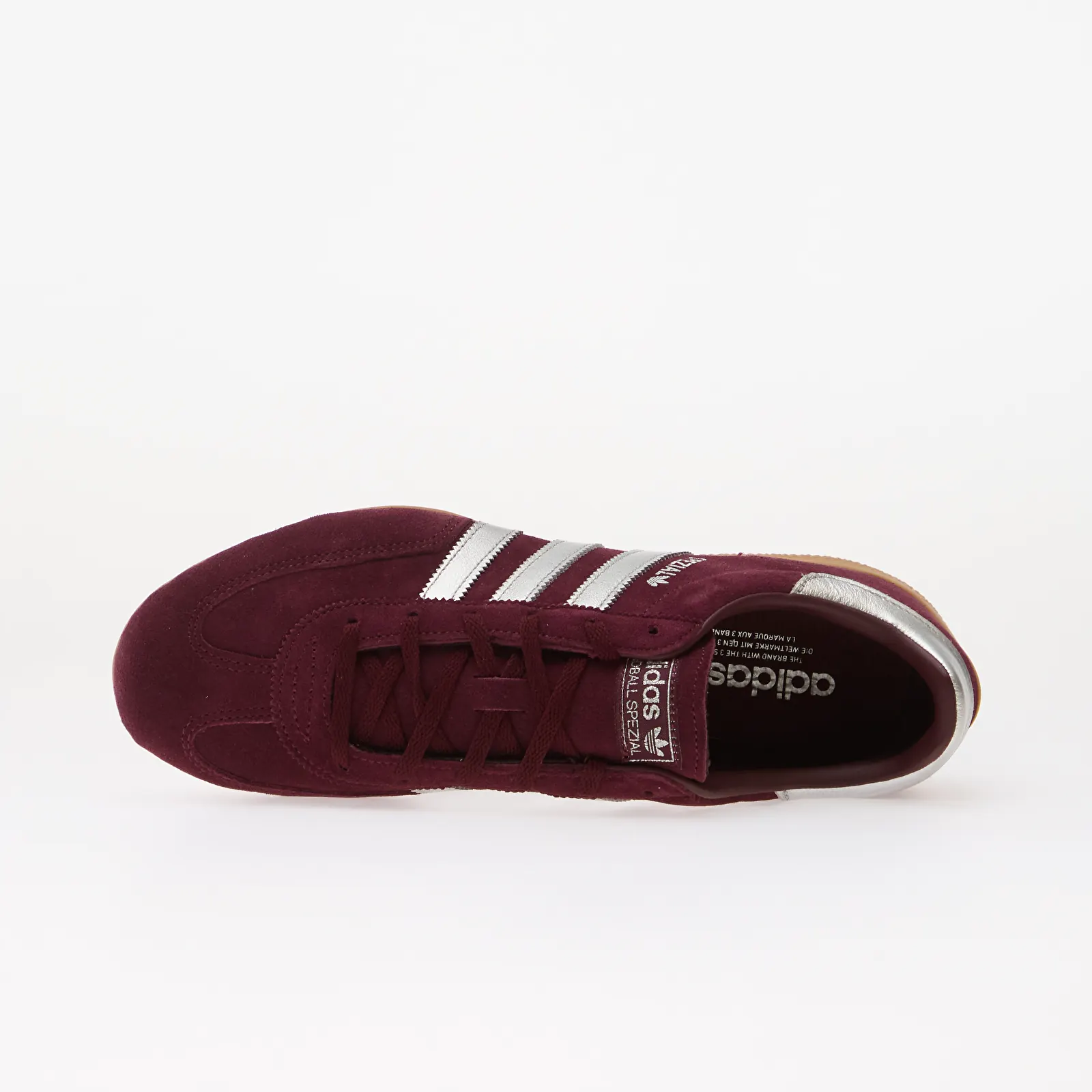 Moteriška avalynė adidas Handball Spezial Lo Pro Maroon/ Silver Met./ GUM 3