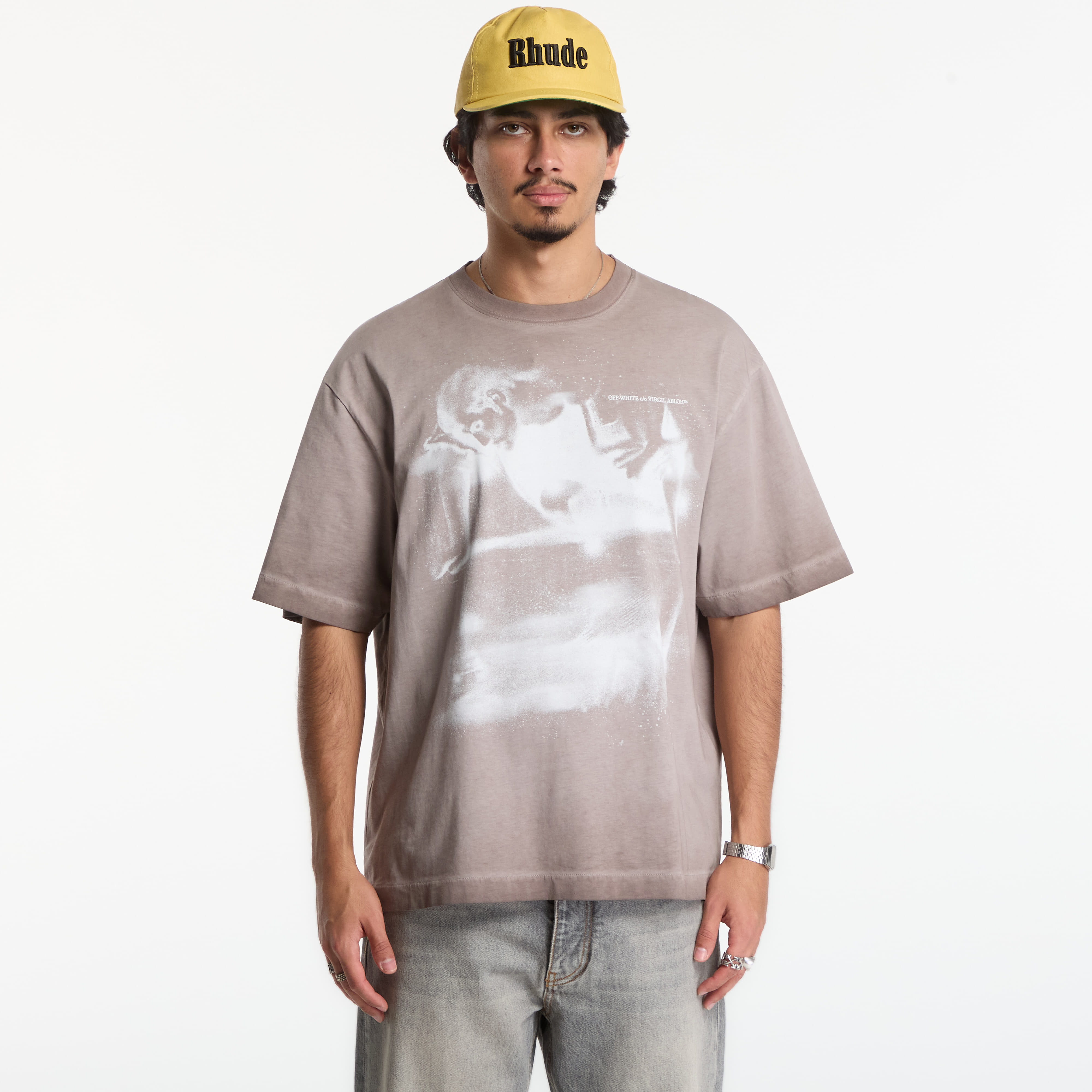 T-shirt Off-White Dreaming Narciso Skate S/S Tee UNISEX Cloud French Roast S