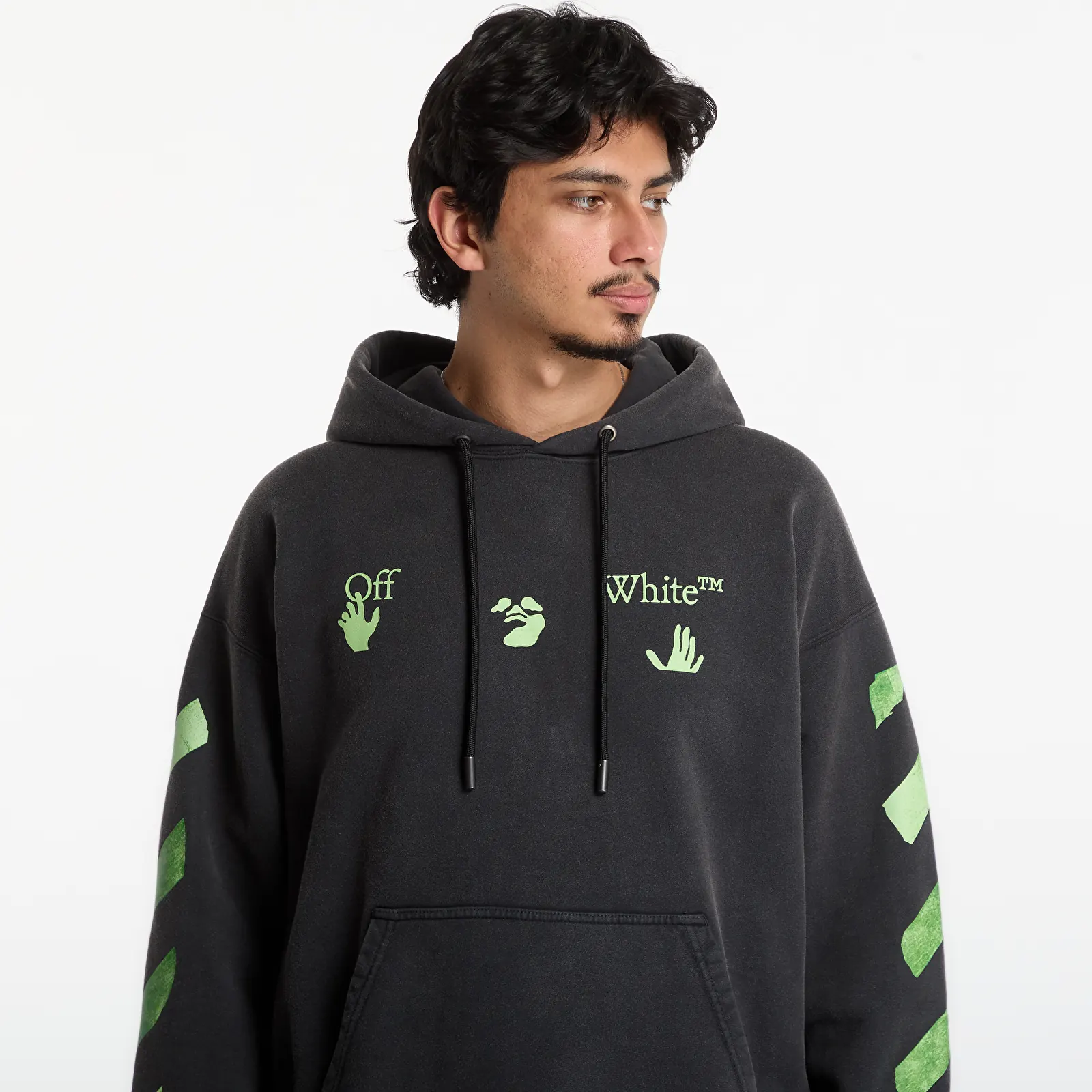 Регланы и толстовки Off-White Bacco Arrow Skate Hoodie UNISEX Garment Dyed + Fad