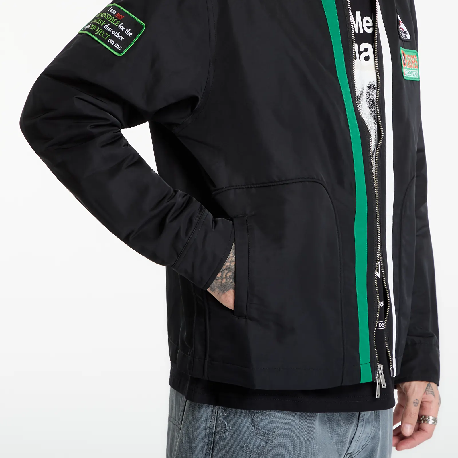 Jackor PLEASURES Records Jacket Black