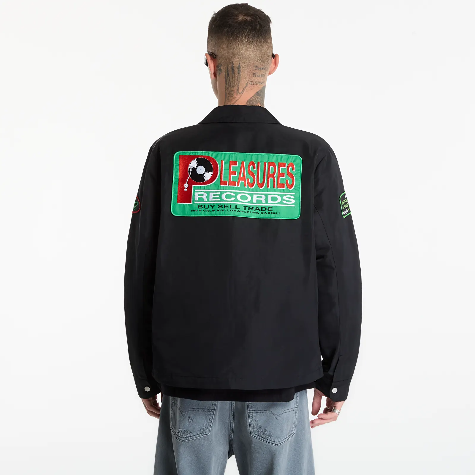 Jackor PLEASURES Records Jacket Black