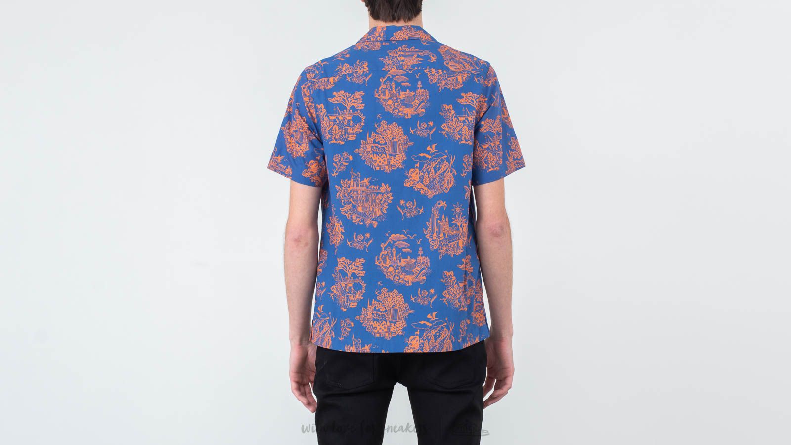 Ризи WOOD WOOD Brandon Shirt Tourist Blue
