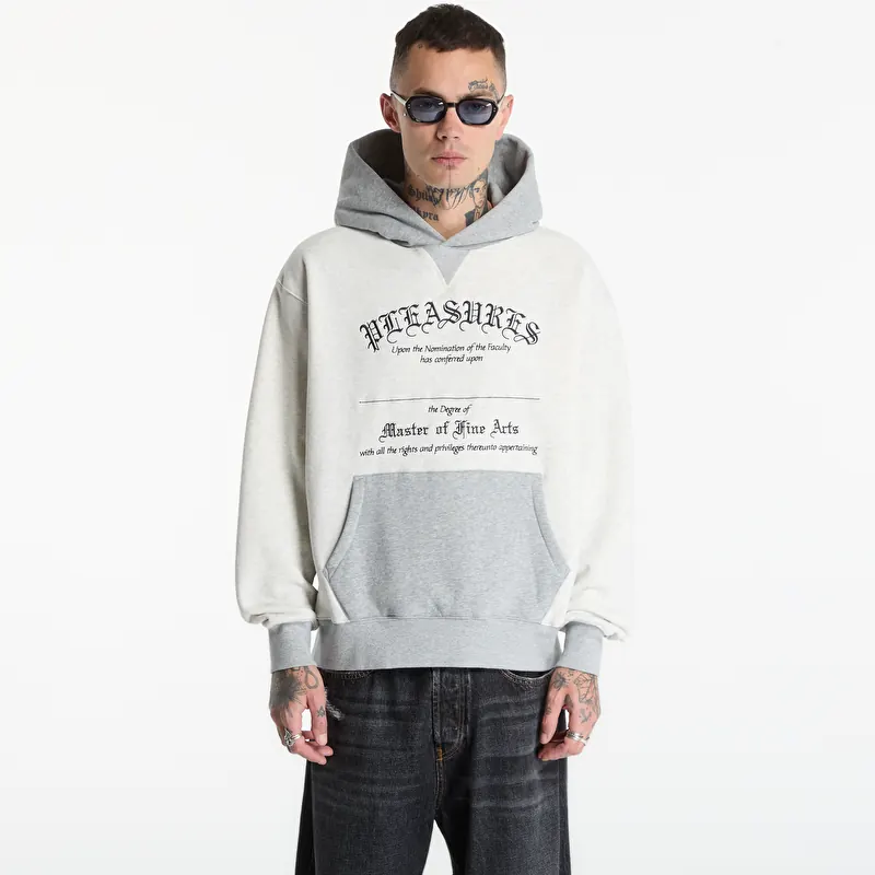 Sweatshirt PLEASURES Degree Hoodie Ash Grey