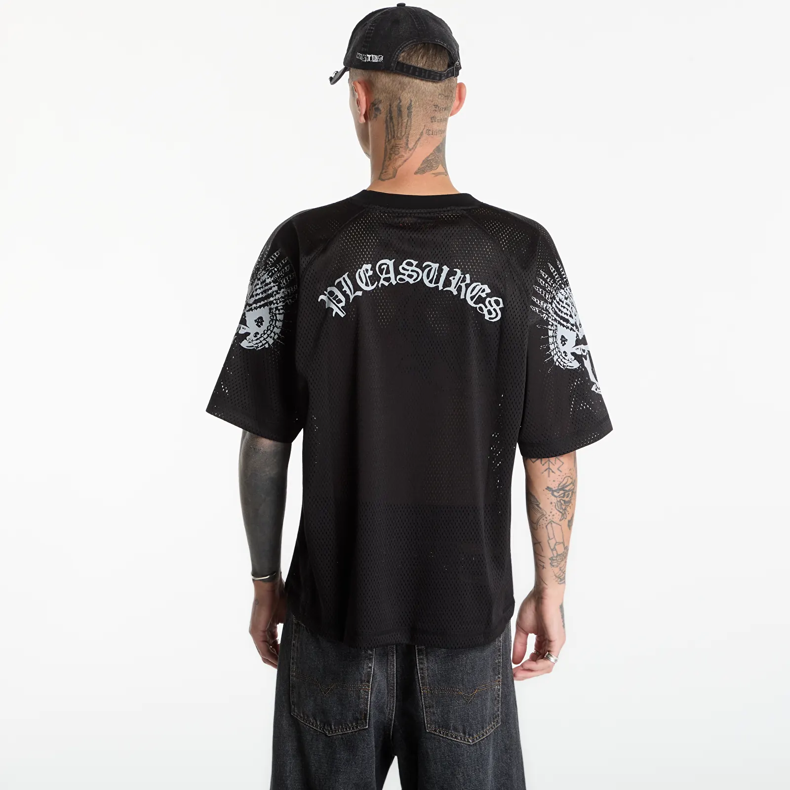 Camisetas PLEASURES Screws Football Jersey Black