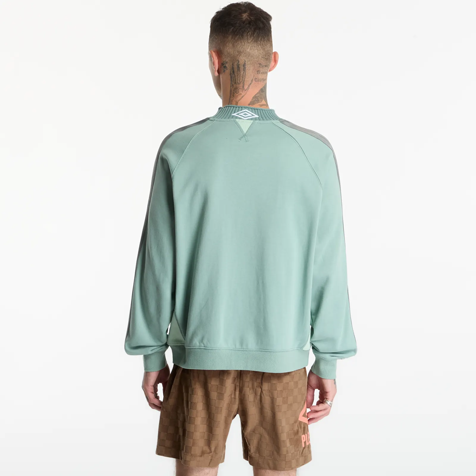 Hoodies and sweatshirts  PLEASURES x Umbro Icons Mockneck Sage