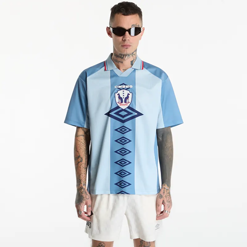 PLEASURES x Umbro Two Cats Jersey Blue