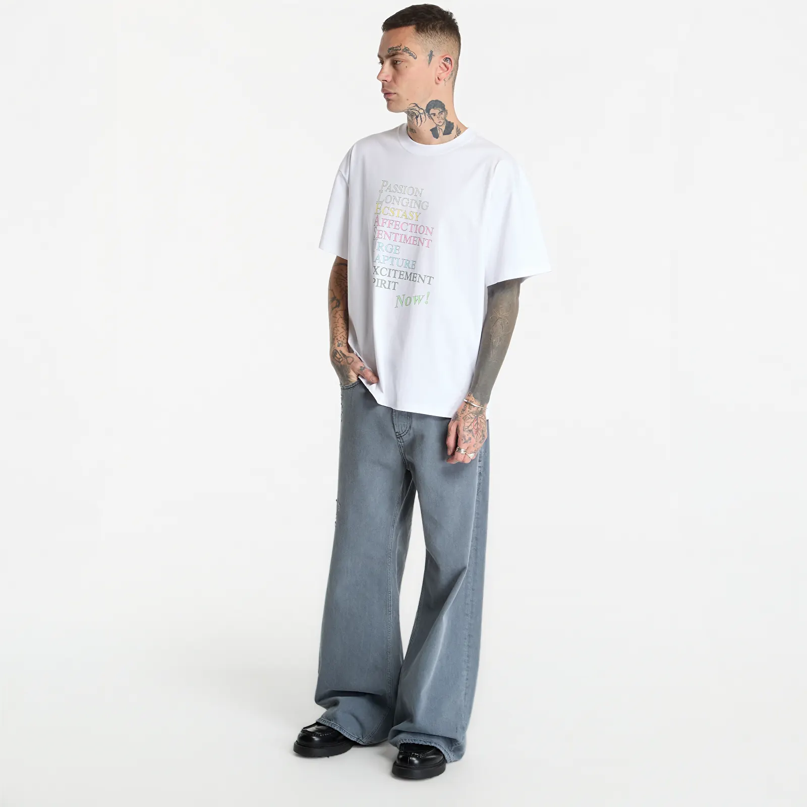 T-shirts  PLEASURES Thesaurus T-Shirt White