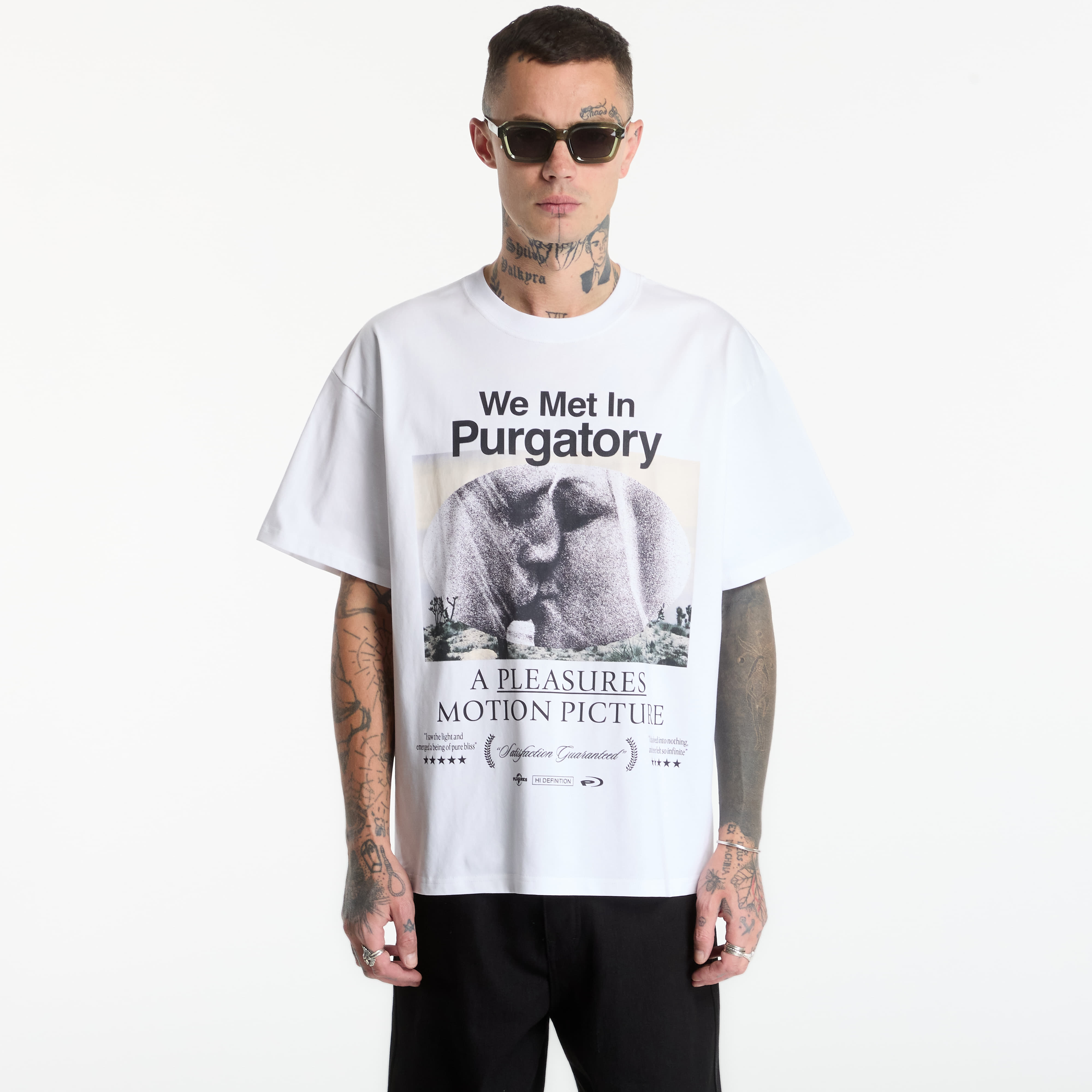 Tričko PLEASURES Devotion T-Shirt White L