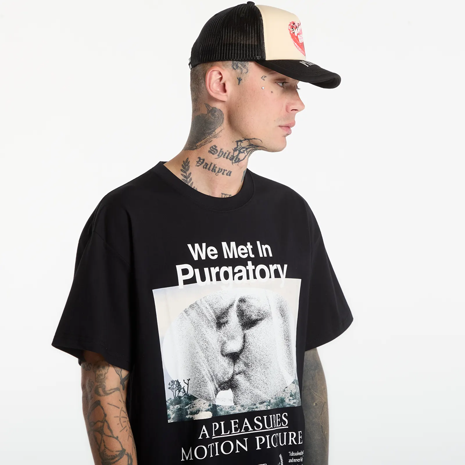 T-shirts PLEASURES Devotion T-Shirt Black
