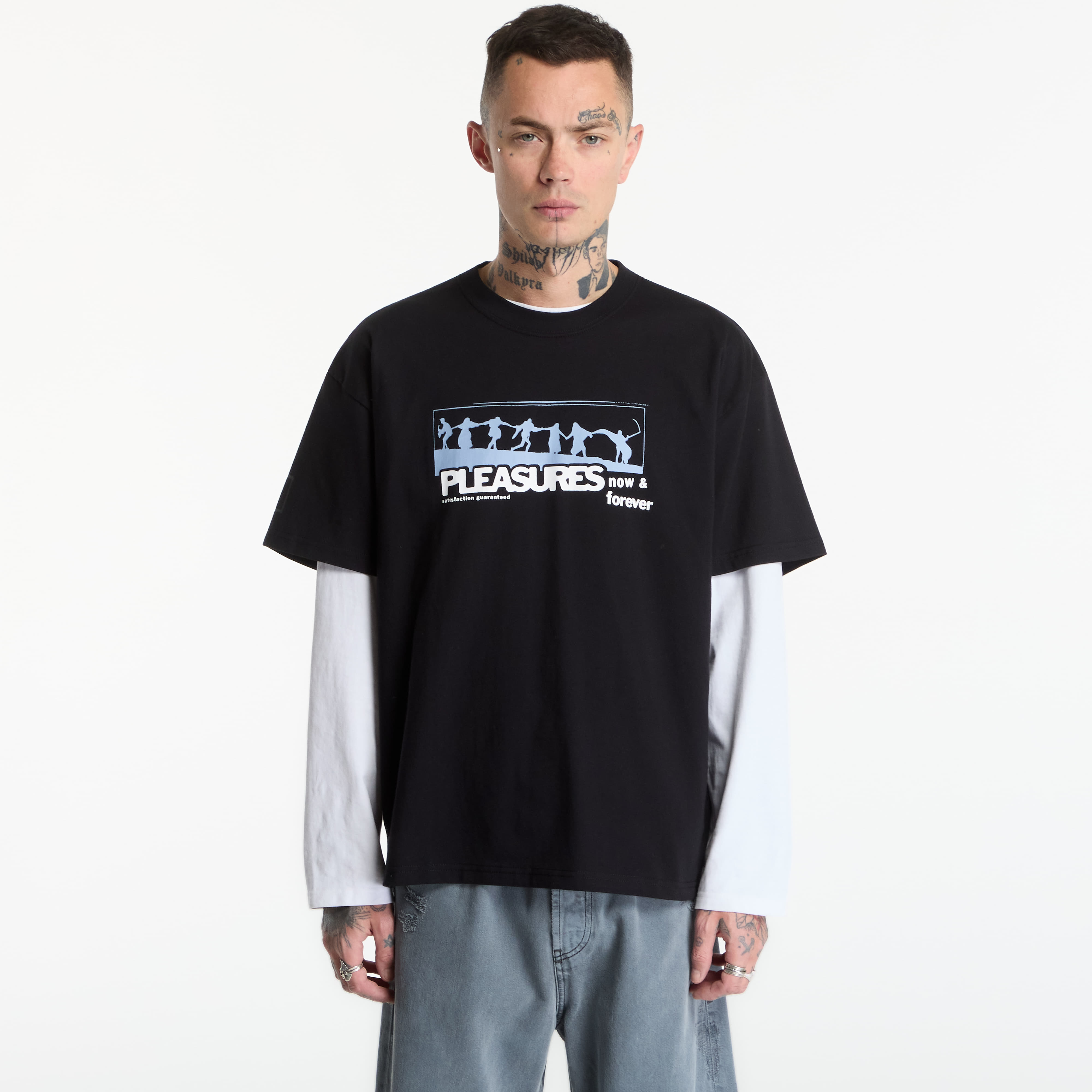Тениска PLEASURES Stage Dive T-Shirt Black XL