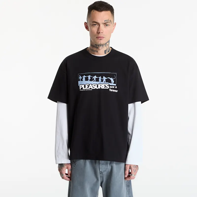PLEASURES Stage Dive T-Shirt Black