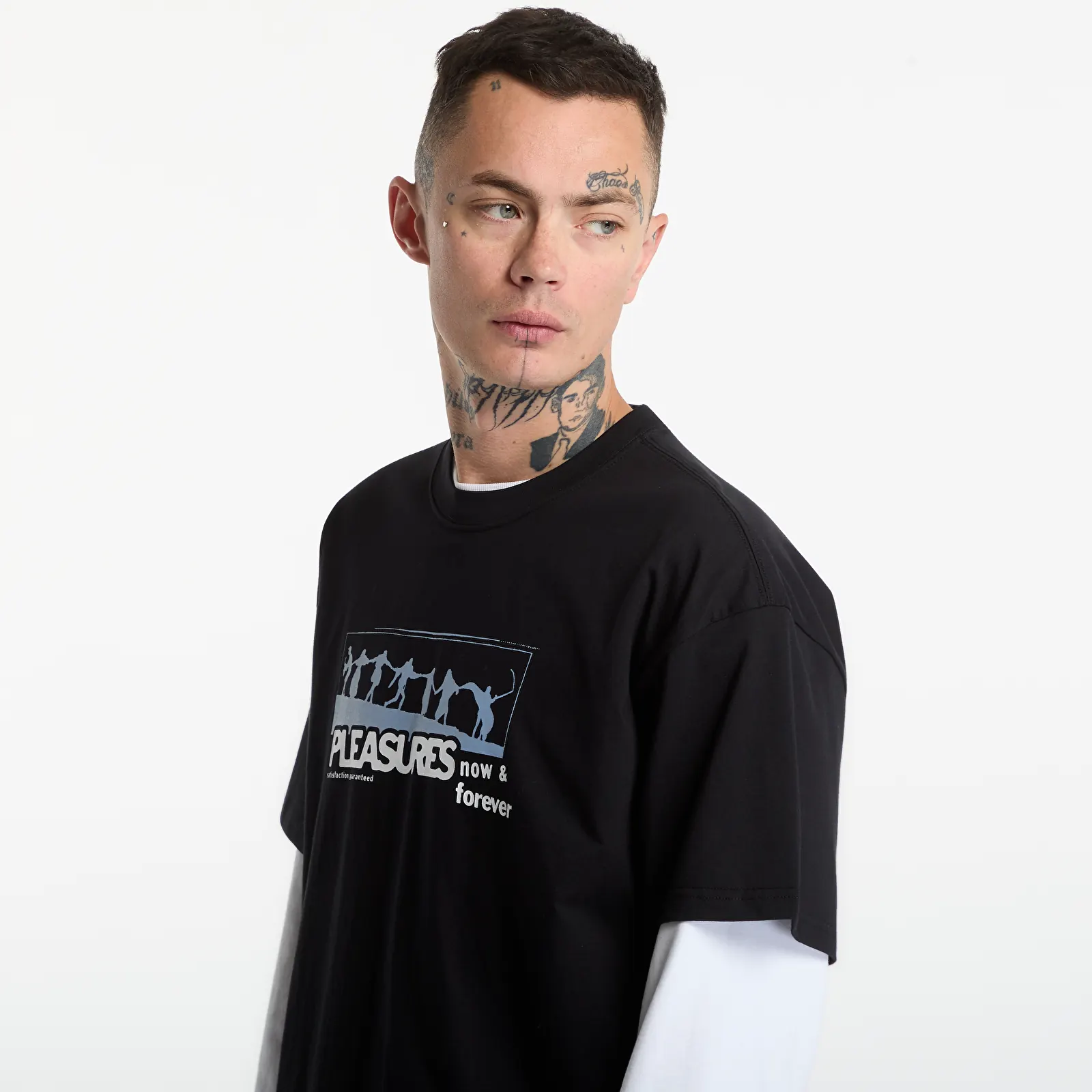 Camisetas PLEASURES Stage Dive T-Shirt Black