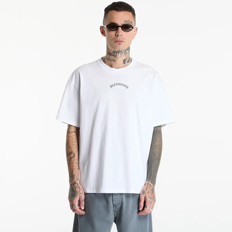 T-shirt PLEASURES Athor T-Shirt White