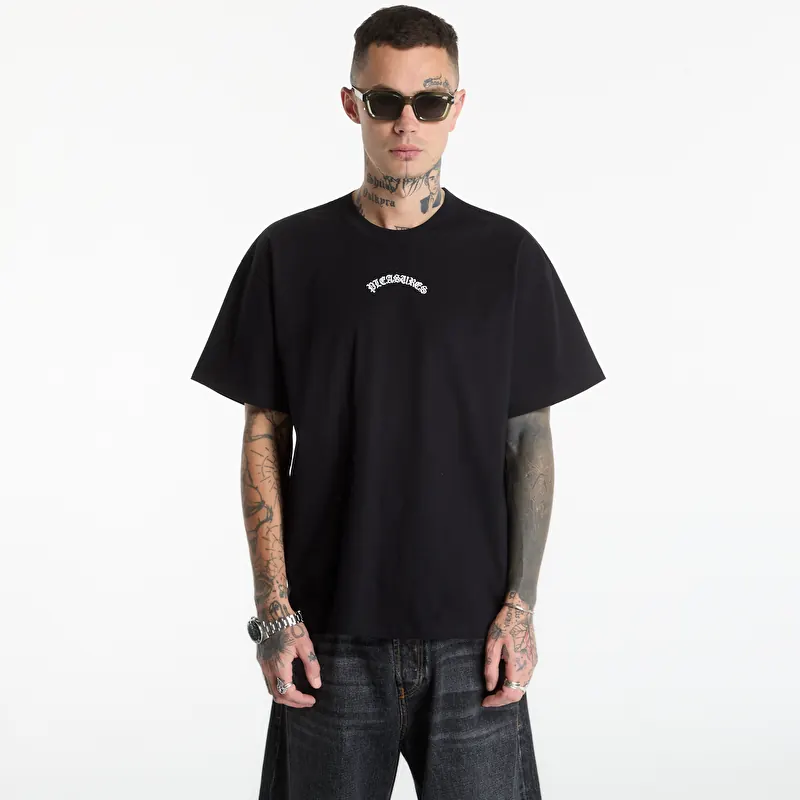 Тениска PLEASURES Athor T-Shirt Black