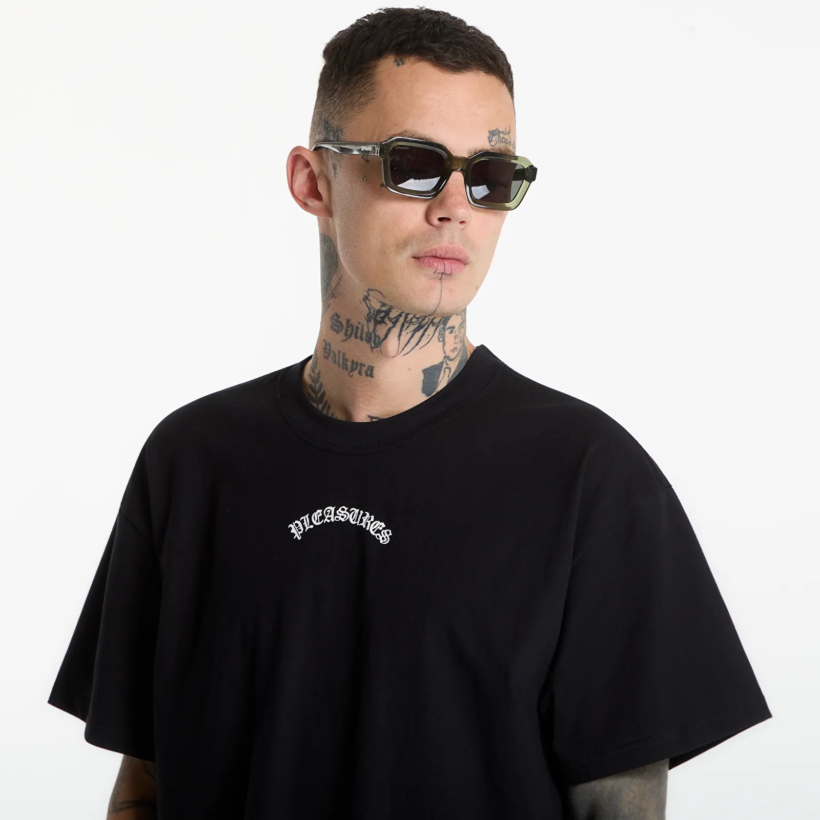 Majice i košulje PLEASURES Athor T-Shirt Black