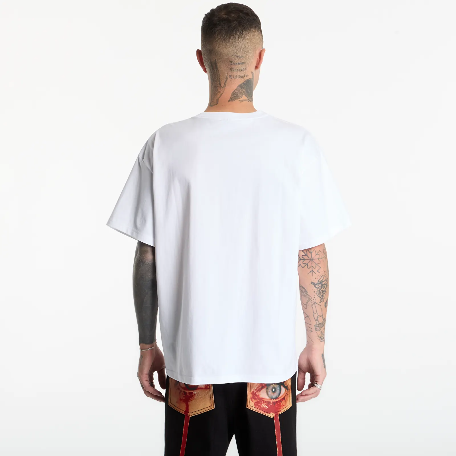 T-shirts  PLEASURES Buttons T-Shirt White