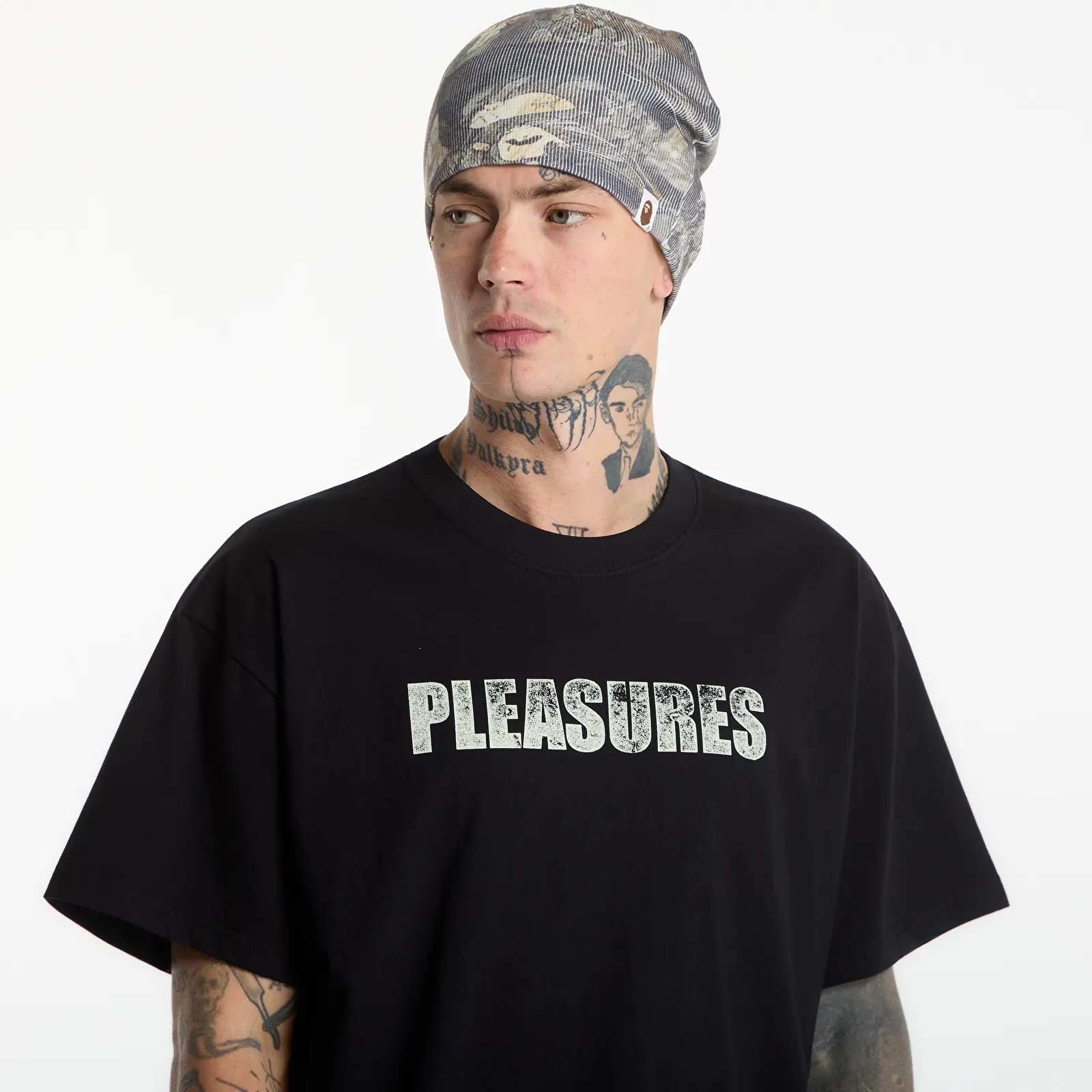 Мъжки тениски PLEASURES Recluse T-Shirt Black