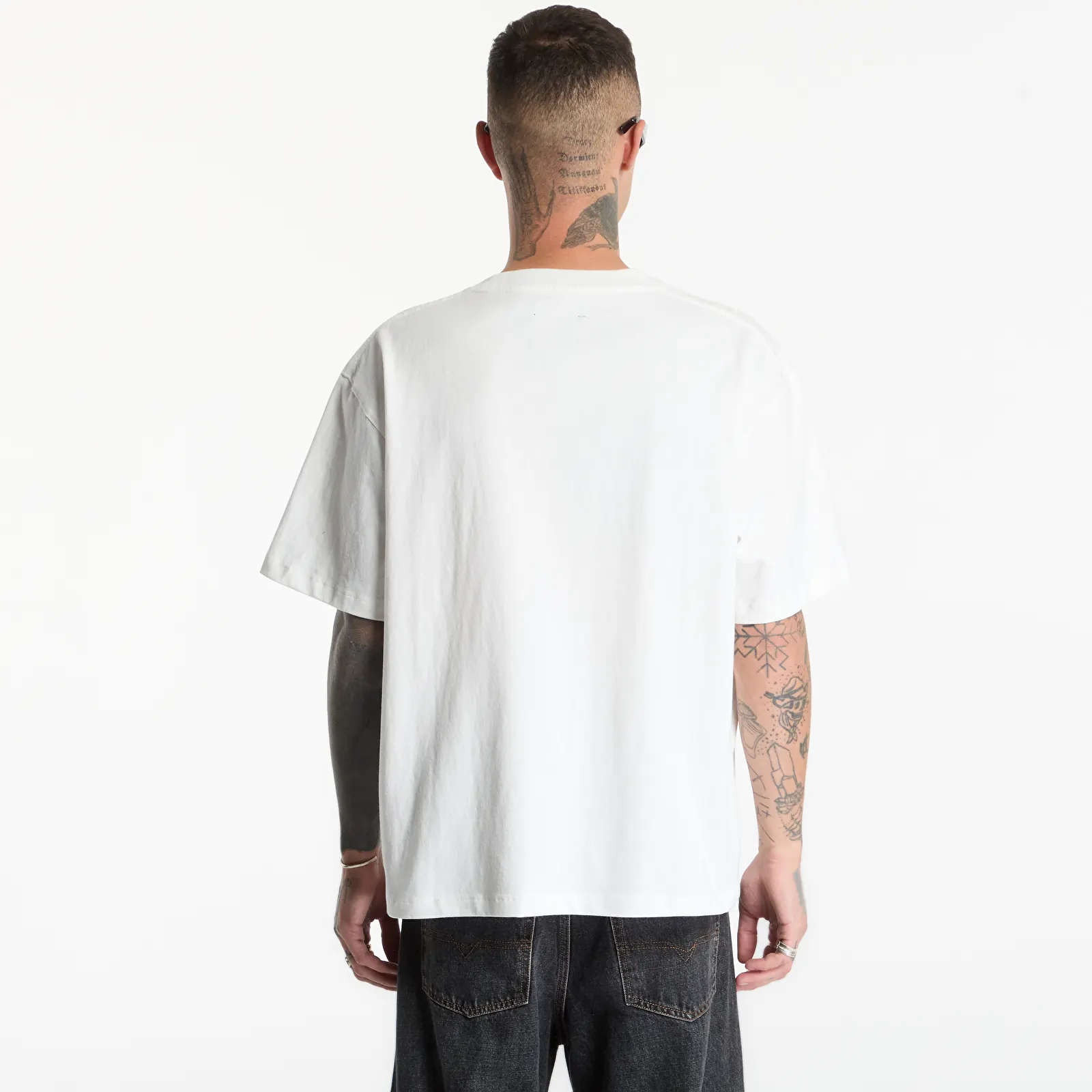Camisetas PLEASURES Slip Heavyweight Pocket Shirt White