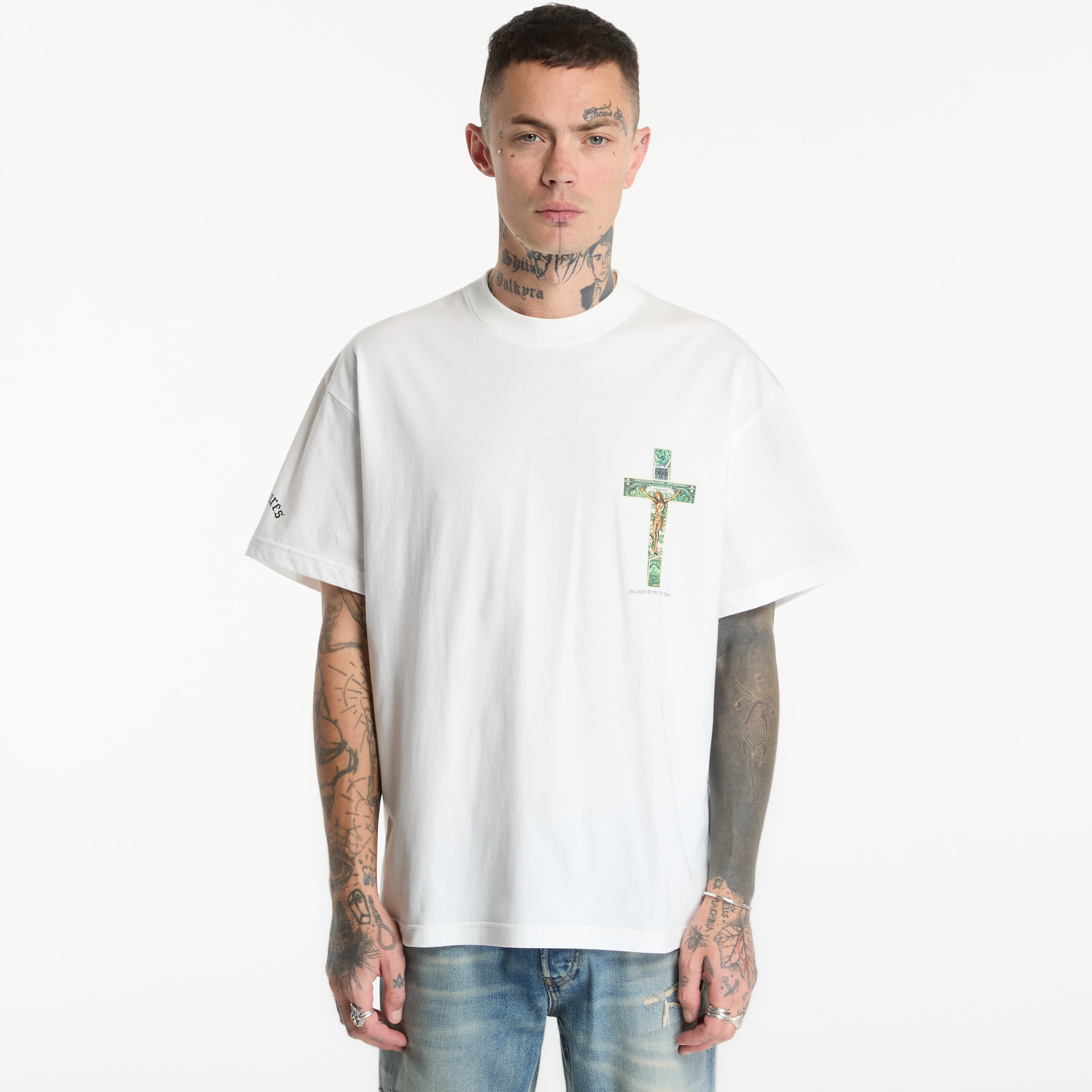 Тениска PLEASURES Trust T-Shirt White M