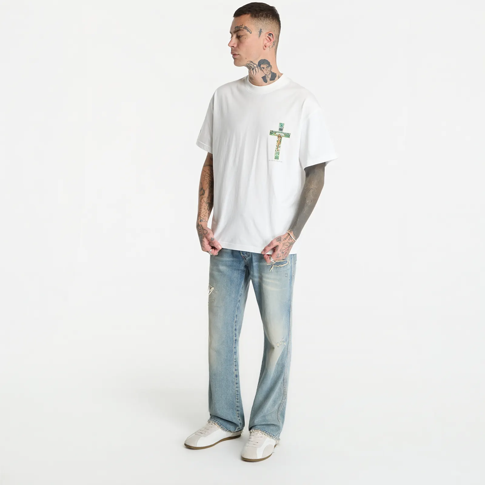 Tričká PLEASURES Trust T-Shirt White