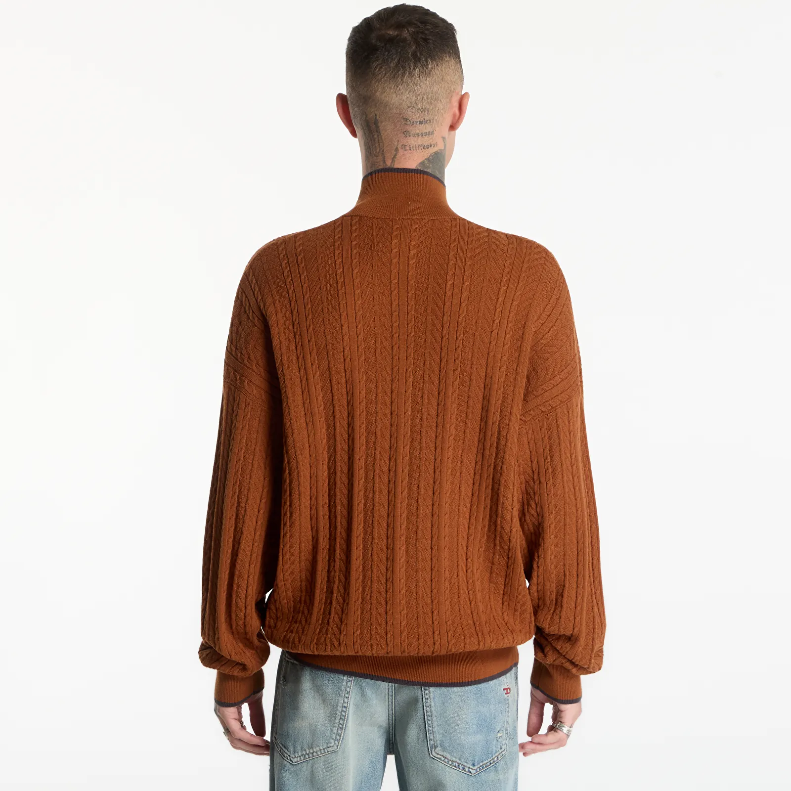 Кардиганы adidas Firebird Cable Knit Track Top Dusky Bronze