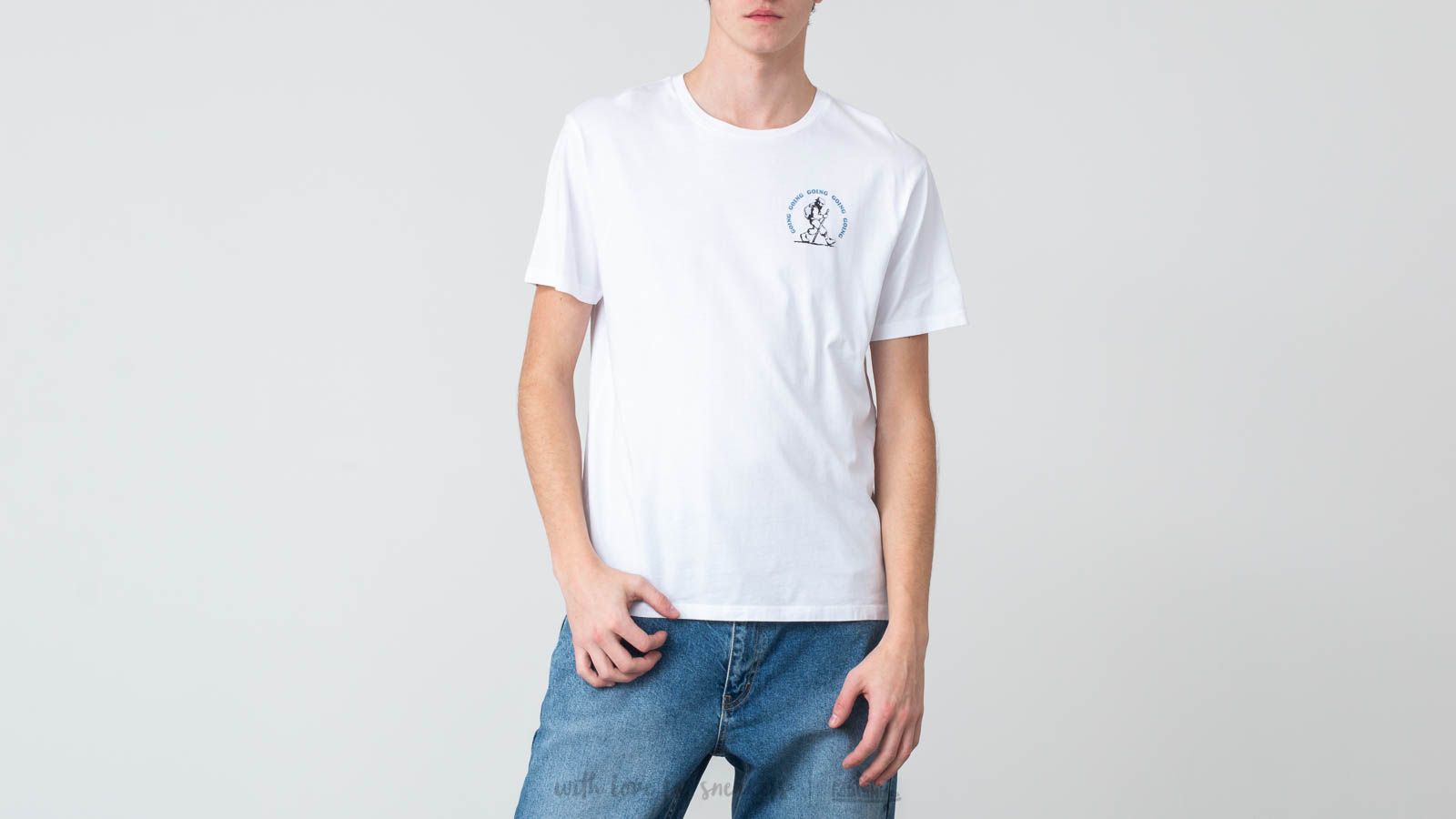 Tričká WOOD WOOD Gone Hiking Tee Bright White
