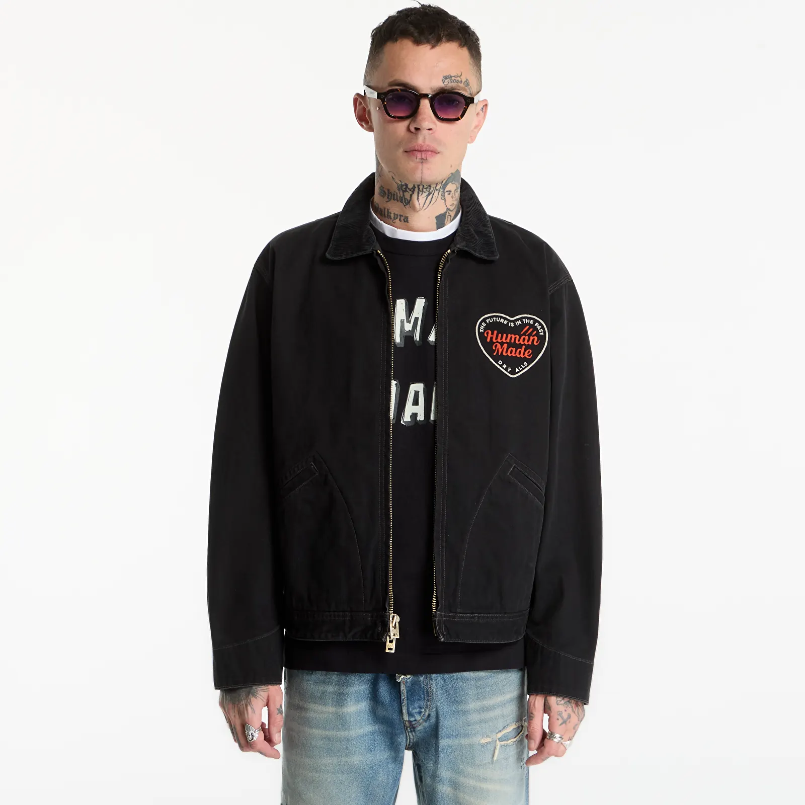 Vestes  Human Made Zip-Up Work Jacket UNISEX Black