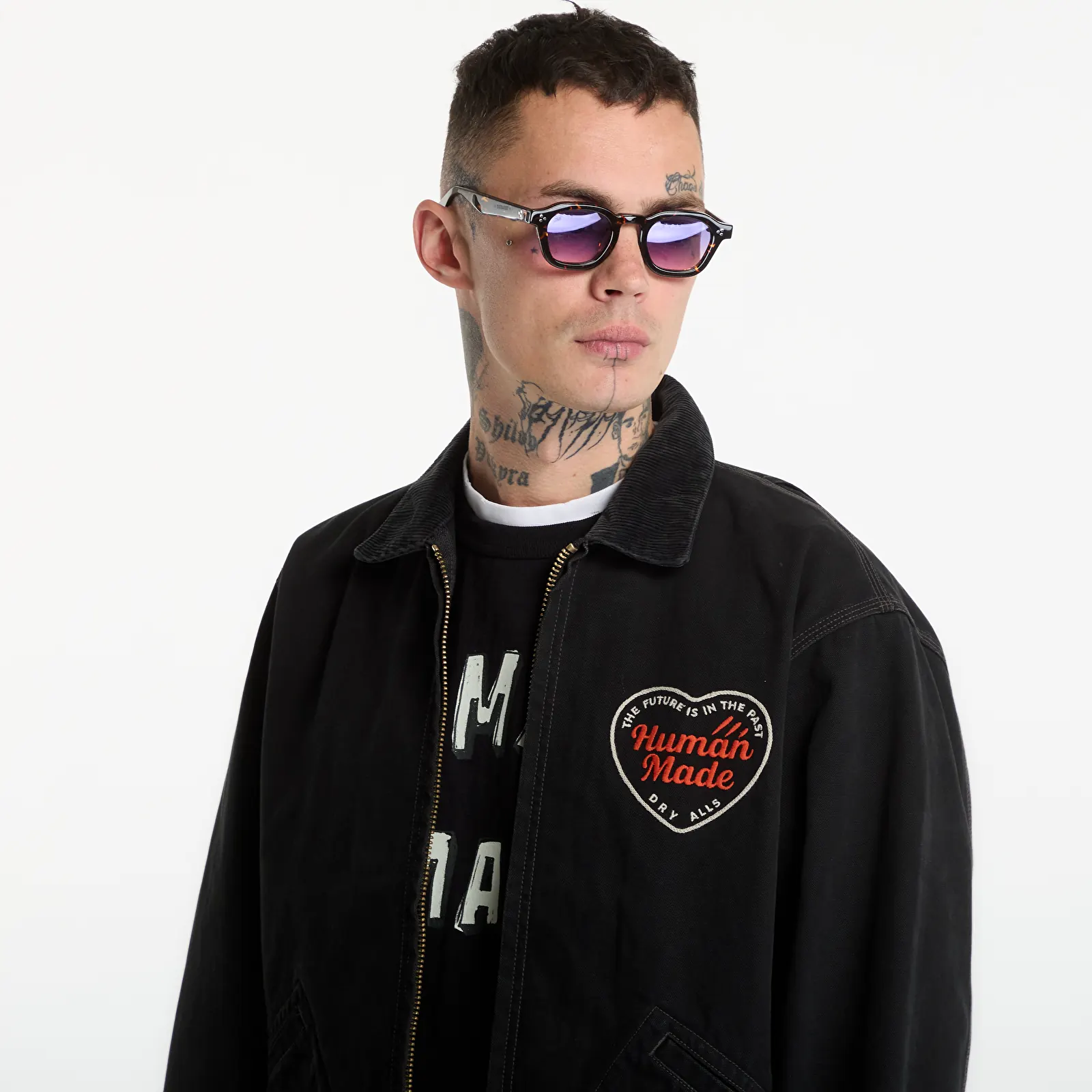 Vestes  Human Made Zip-Up Work Jacket UNISEX Black
